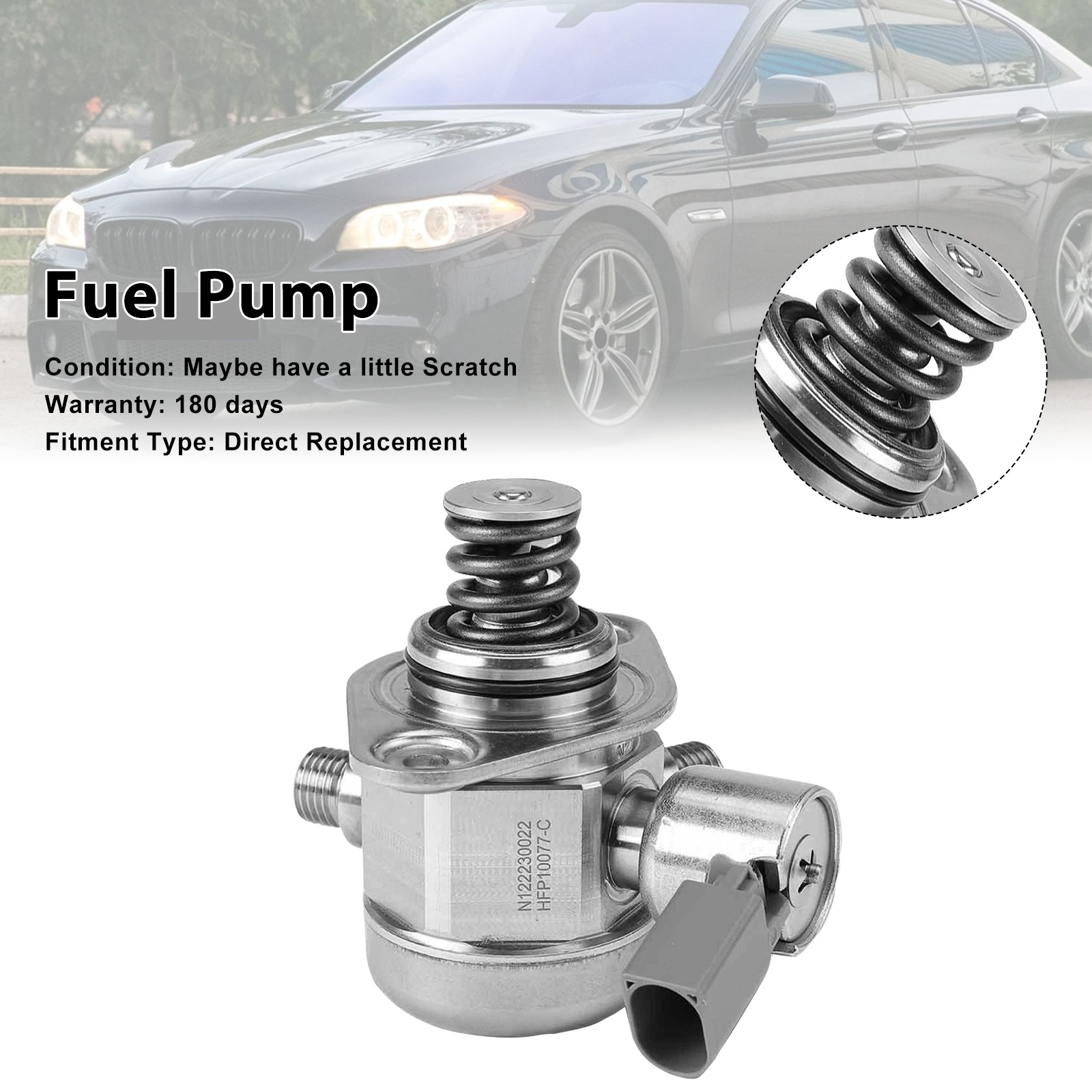 2009-2012 BMW 550i 650i 750i 750Li High Pressure Fuel Pump 13517595339 Generic