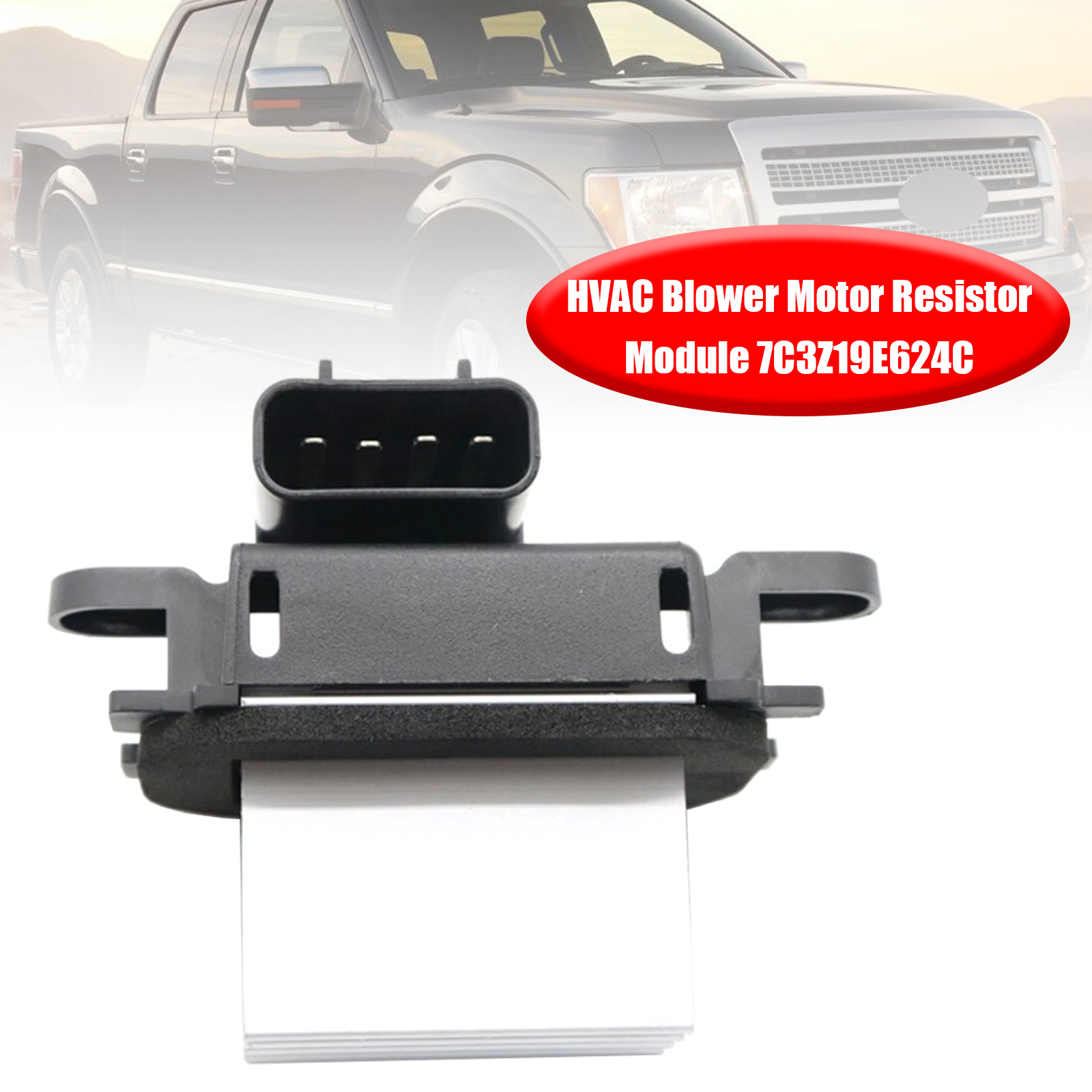 2007-2016 Lincoln MKS MKT Navigator HVAC Blower Motor Resistor Module 7C3Z19E624C Generic