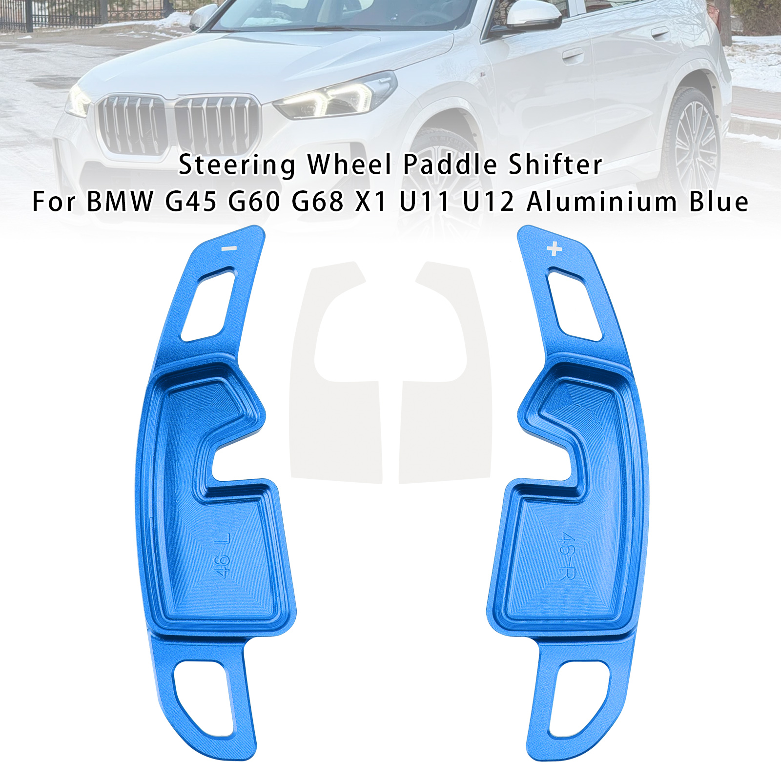 2025-up BMW X3 iX3 (G45) Steering Wheel Paddle Shifter Blue Generic