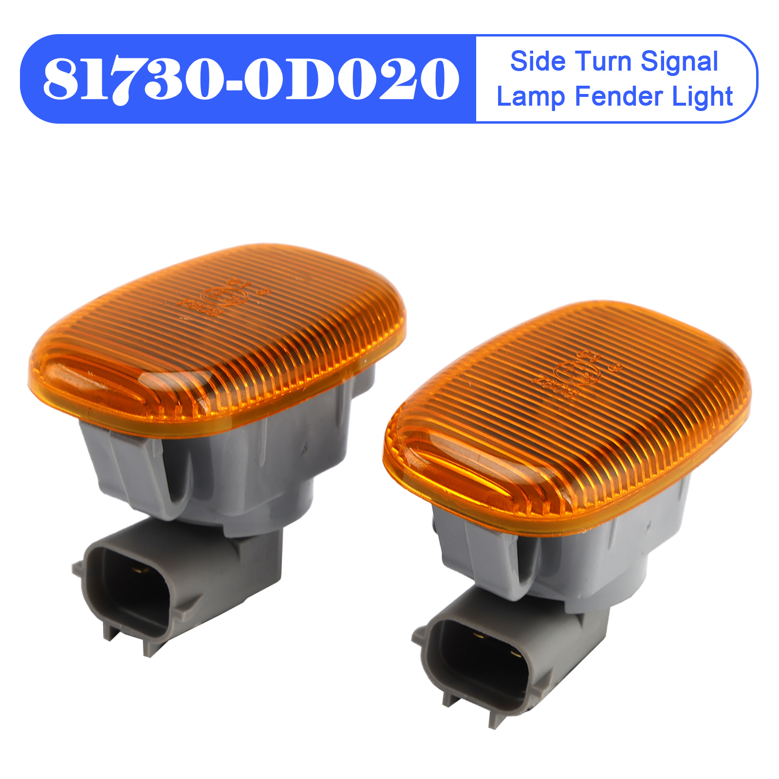 2002-2006 Toyota Vios / Soluna Vios Side Turn Signal Lamp Fender Light 81730-0D020 Clear Generic