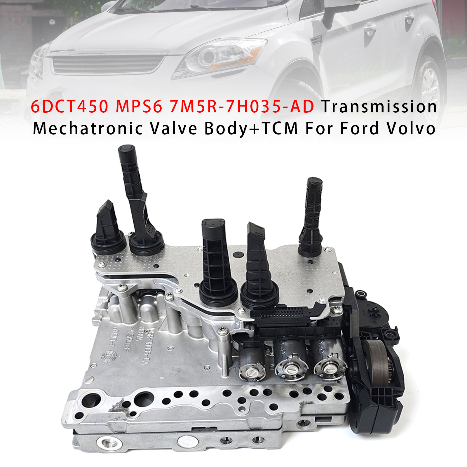 6DCT450 MPS6 7M5R-7H035-AD Transmission Mechatronic Valve Body+TCM For Ford Volvo
