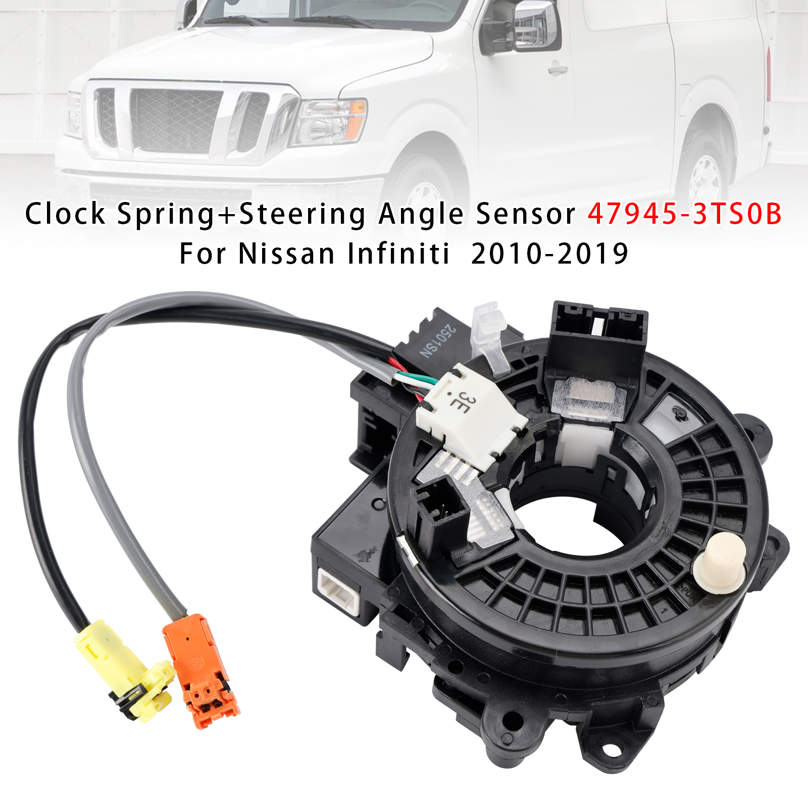 2013-2019 Infiniti Clock Spring+Steering Angle Sensor 47945-3TS0B Generic
