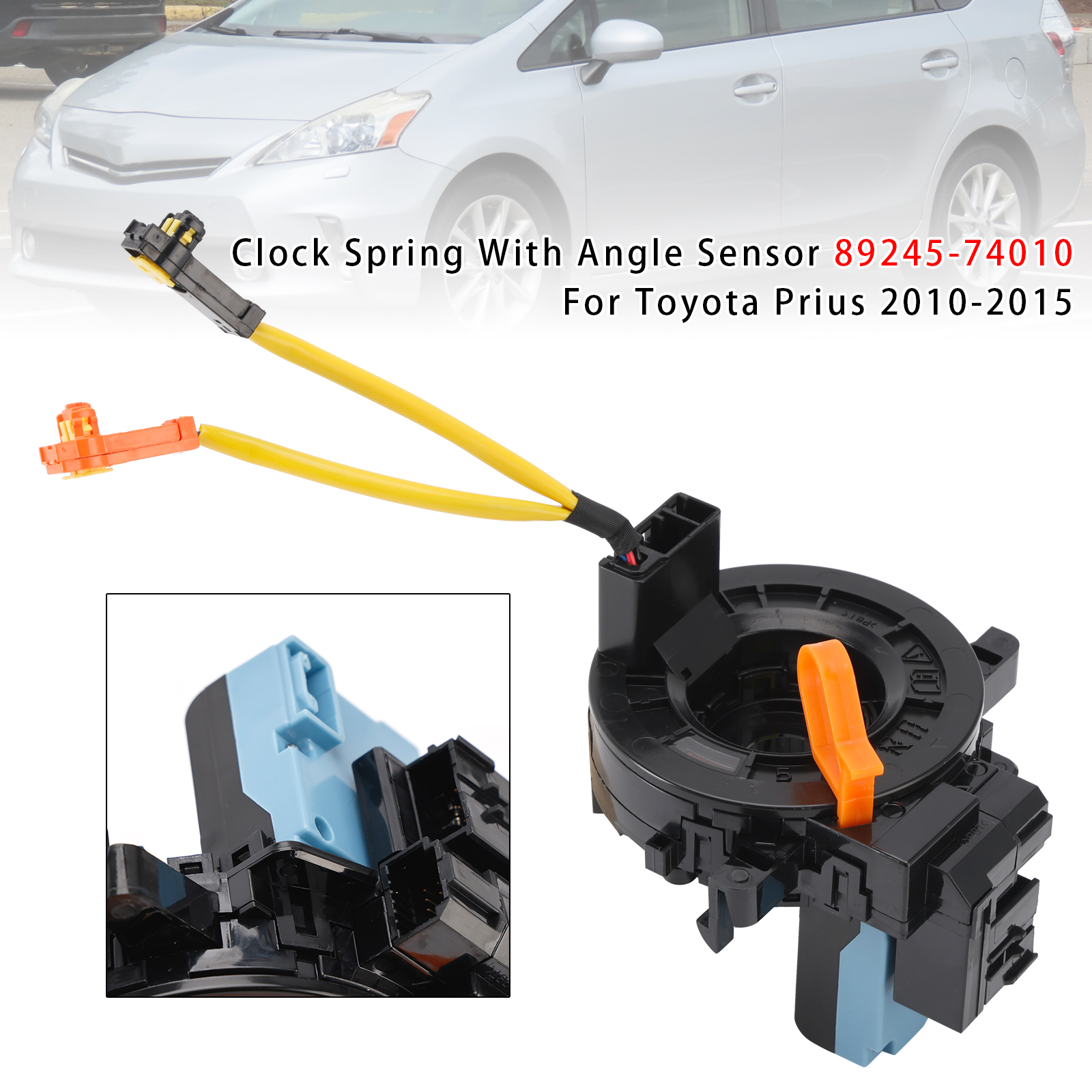 2010-2015 Toyota Prius Clock Spring With Angle Sensor 89245-74010 Generic