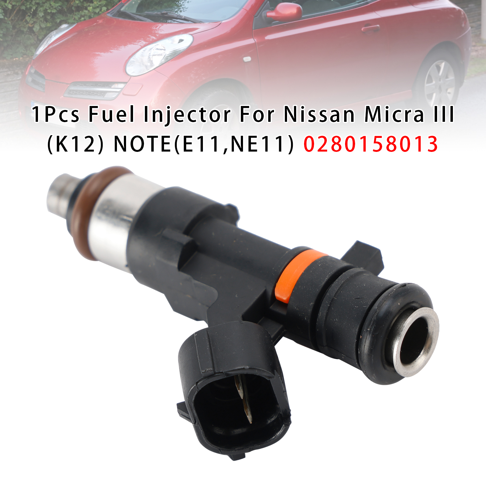 2003-2013 Nissan Micra III NOTE 1Pcs Fuel Injector 0280158013 Generic