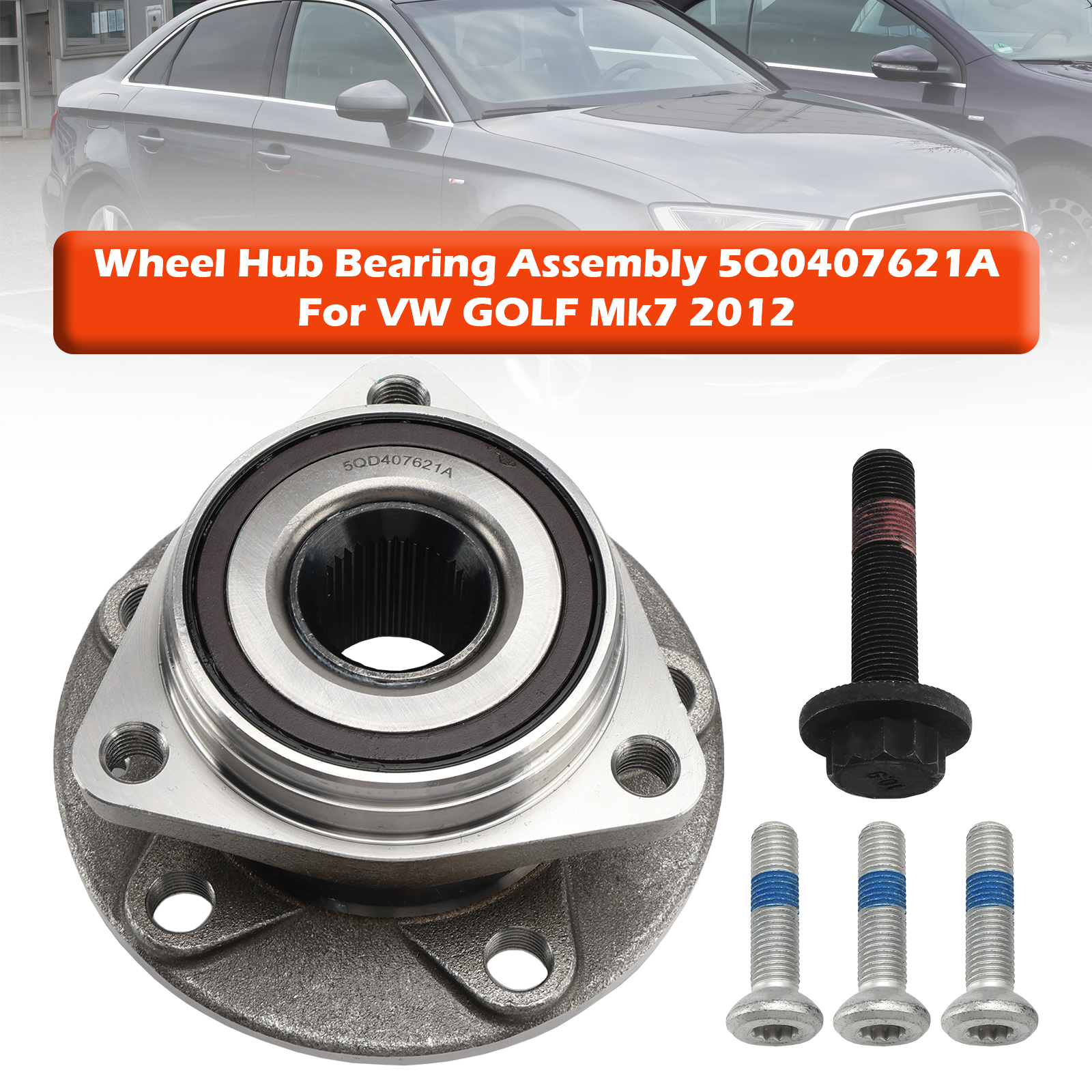 2012-2020 SEAT Leon Wheel Hub Bearing Assembly 5Q0407621A Generic