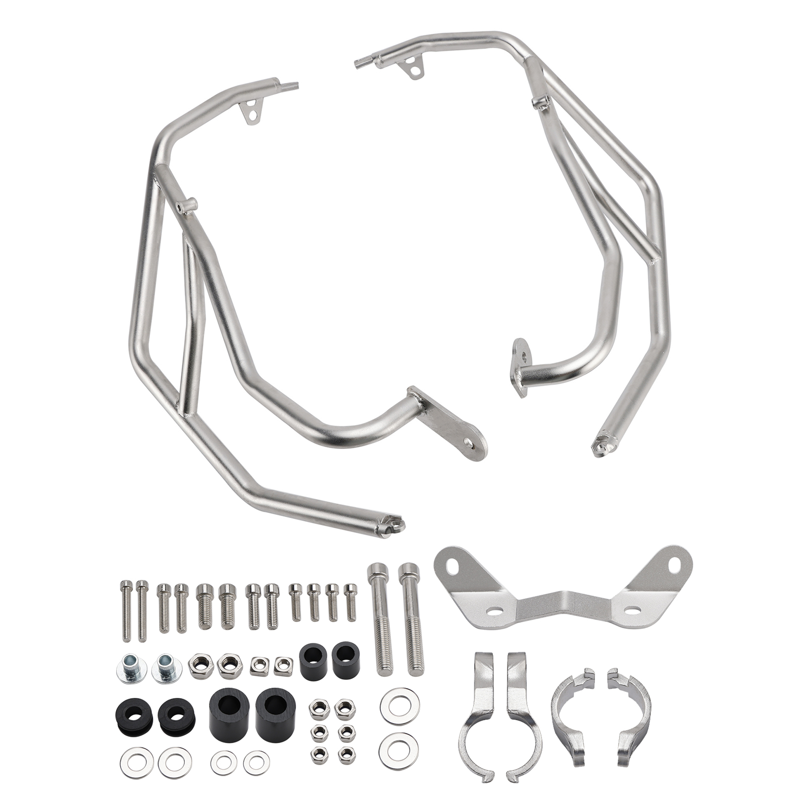 2024-2025 BMW S1000XR M1000XR Upper Engine Guard Frame Crash Bar Steel Silver Generic