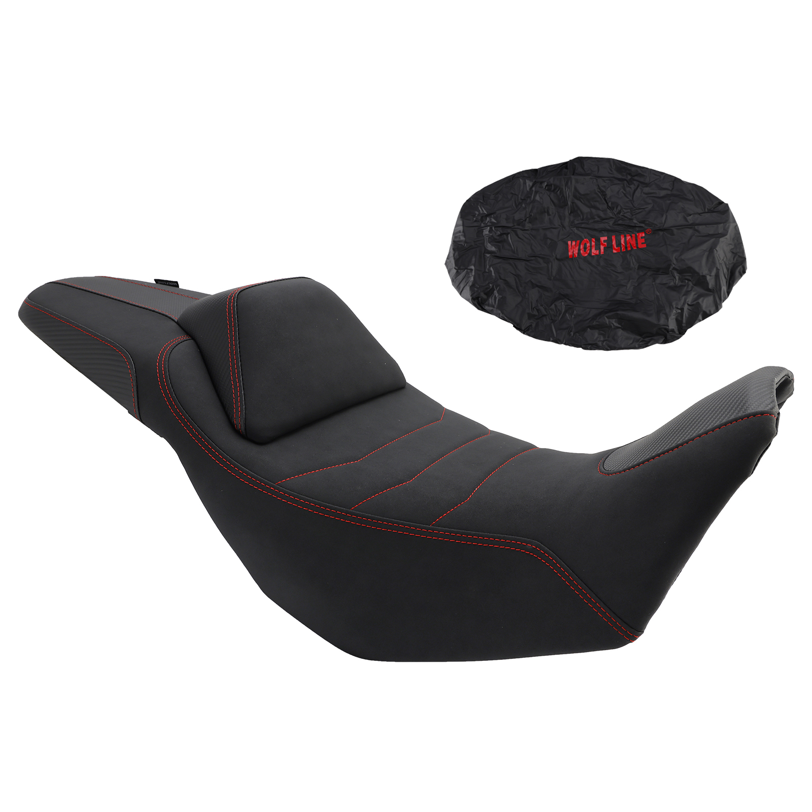 2024-2025 Honda Nx400 Nx500 Rider Passenger Seat Front Rear Cushion Red standard Generic