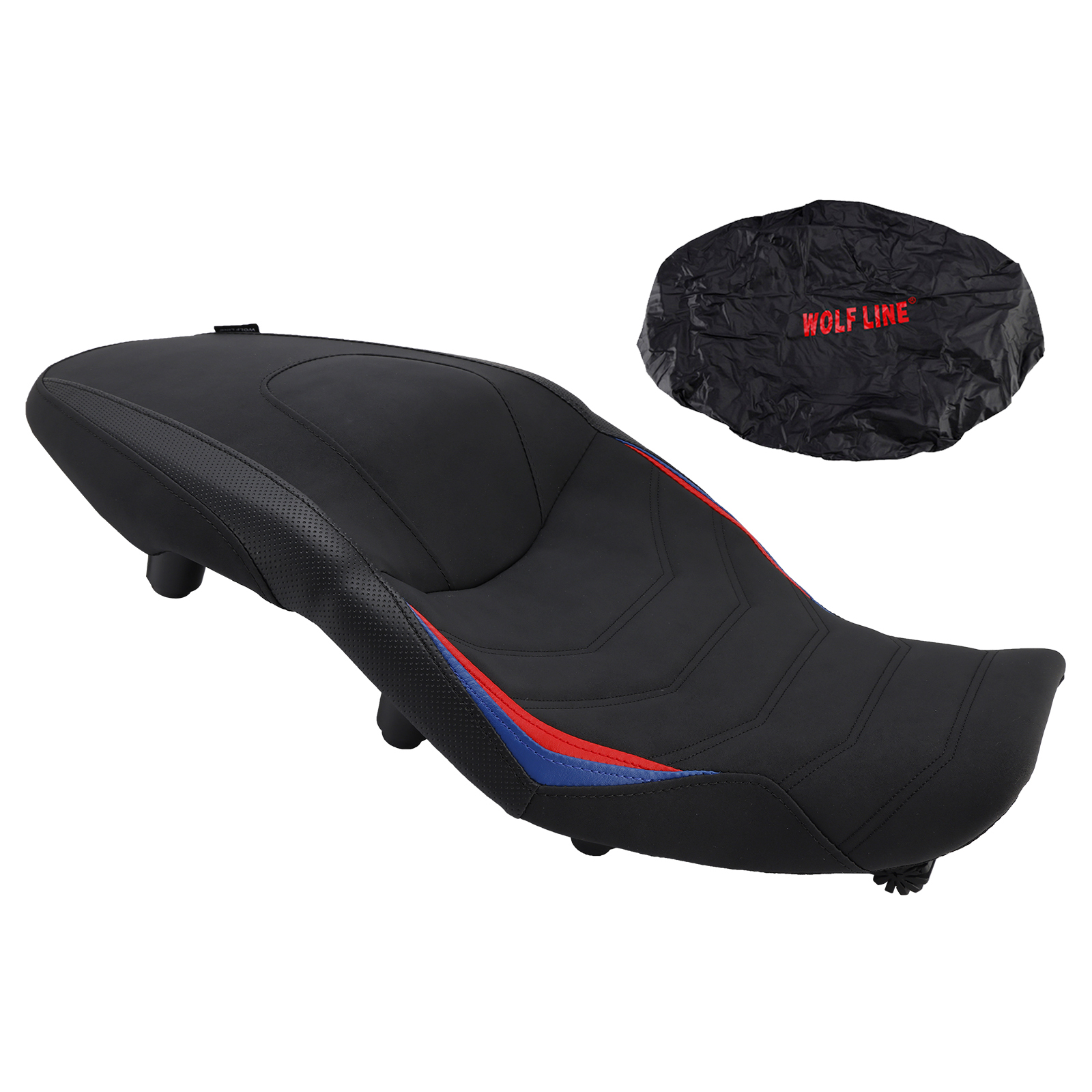 2024-2025 BMW M1000XR Rider Passenger Seat Front Rear Cushion -40Mm Red Generic