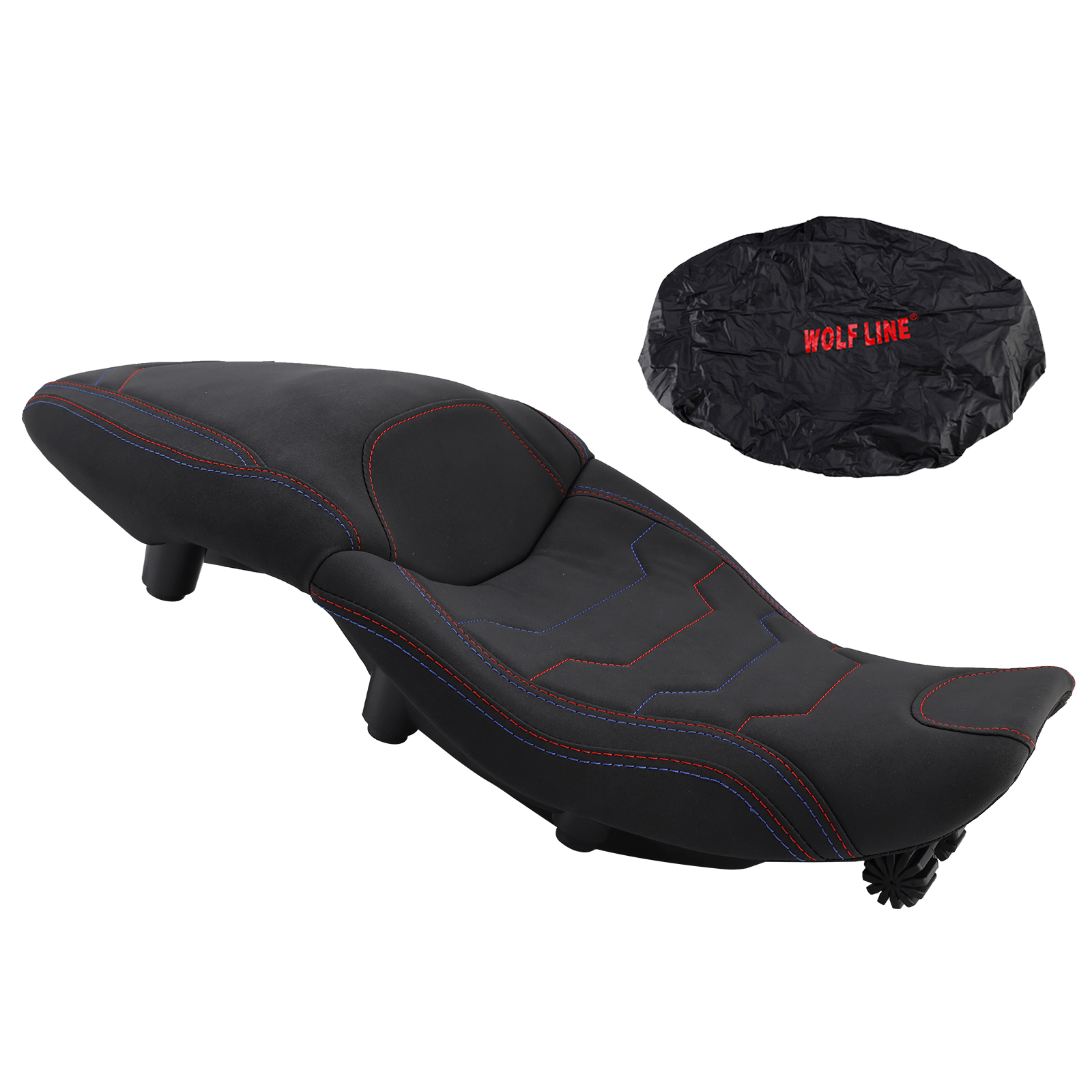 2024-2025 BMW M1000XR Rider Passenger Seat Front Rear Cushion -40Mm Black Generic