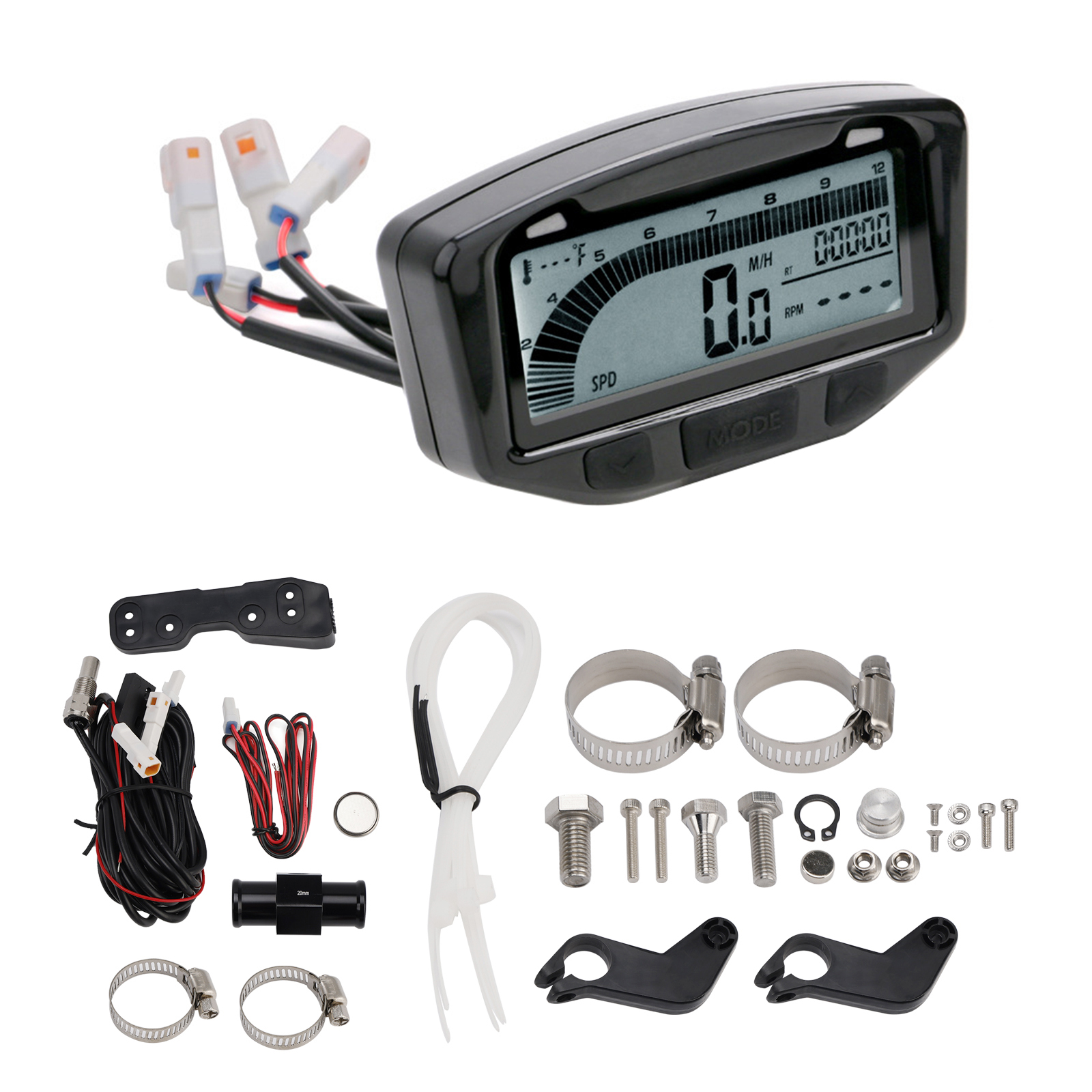 2006-2012 POLARIS OUTLAW 450/500/525 Speedometer Odometer Tachometer Digital Lcd Generic