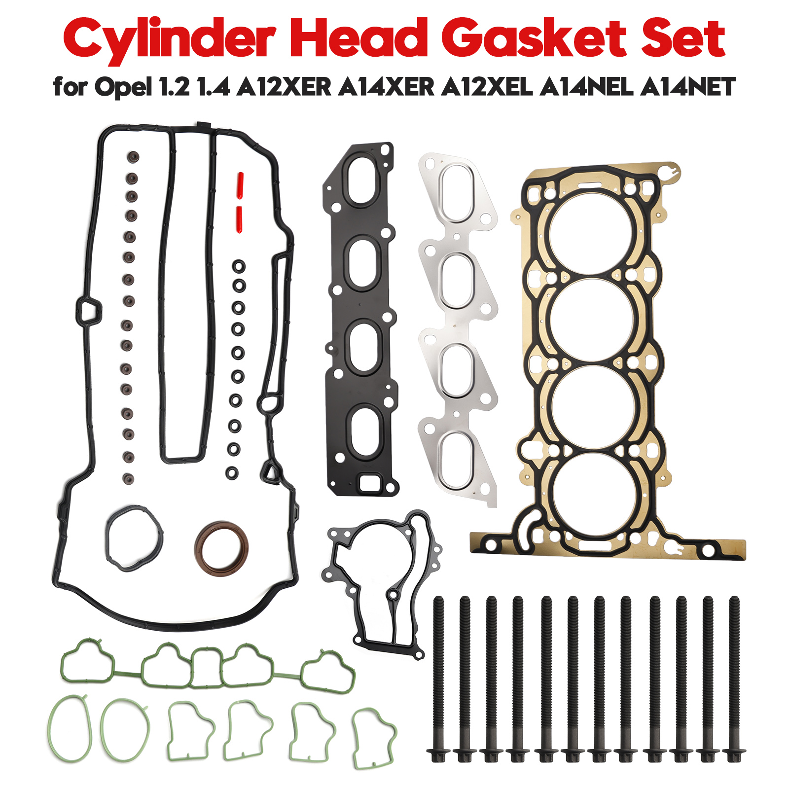 2012-Opel Mokka/Mokka X J13 1.4 Cylinder Head Gasket Set HGS075 Generic