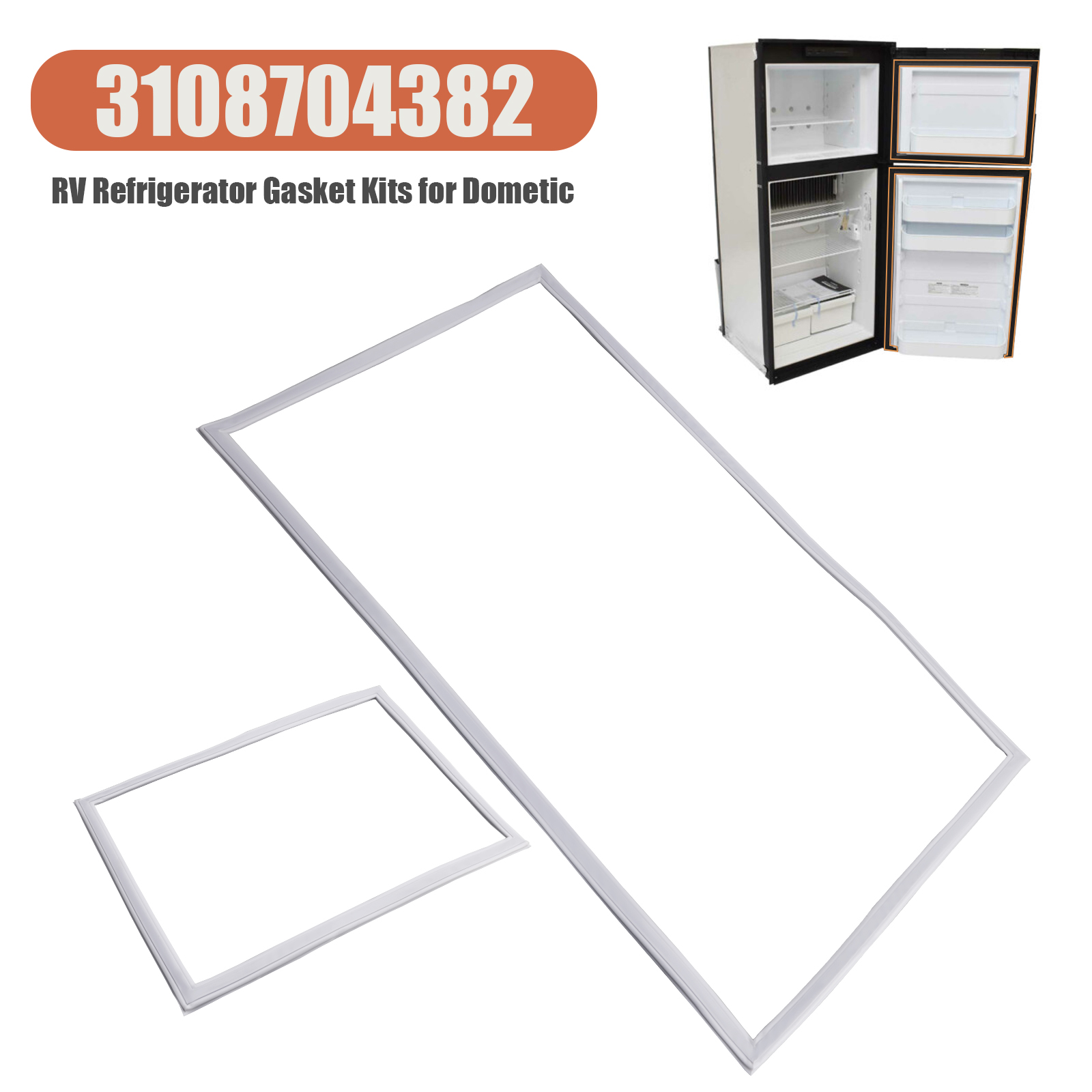 RV Refrigerator Gasket Kits 3108704382 for Dometic RM2852 RM3862 RM2862 RM4872