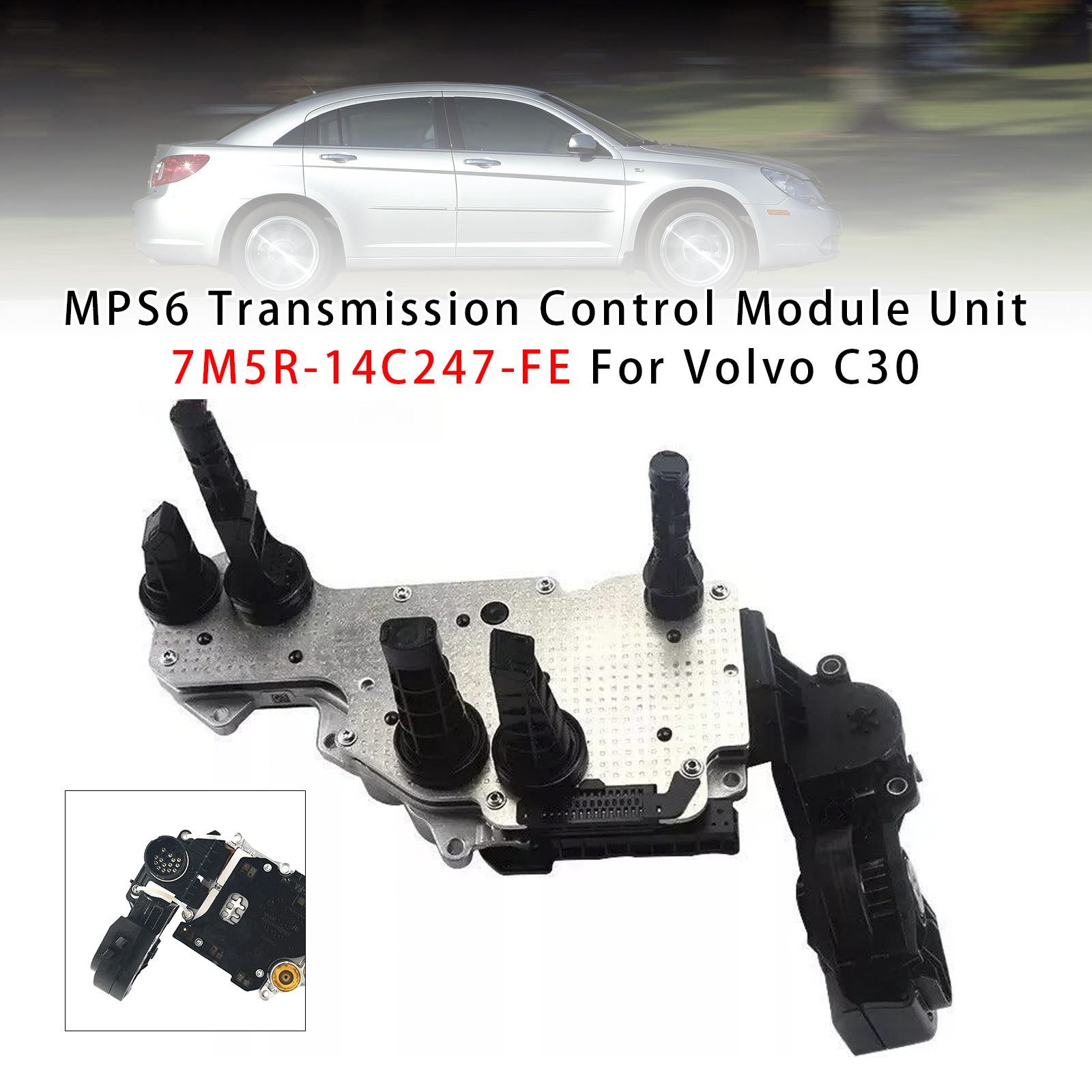 2008-2011 Volvo C30 C70 S40 V50 V70 XC60 XC90 MPS6 Transmission Control Module Unit 7M5R-14C247-FE Generic