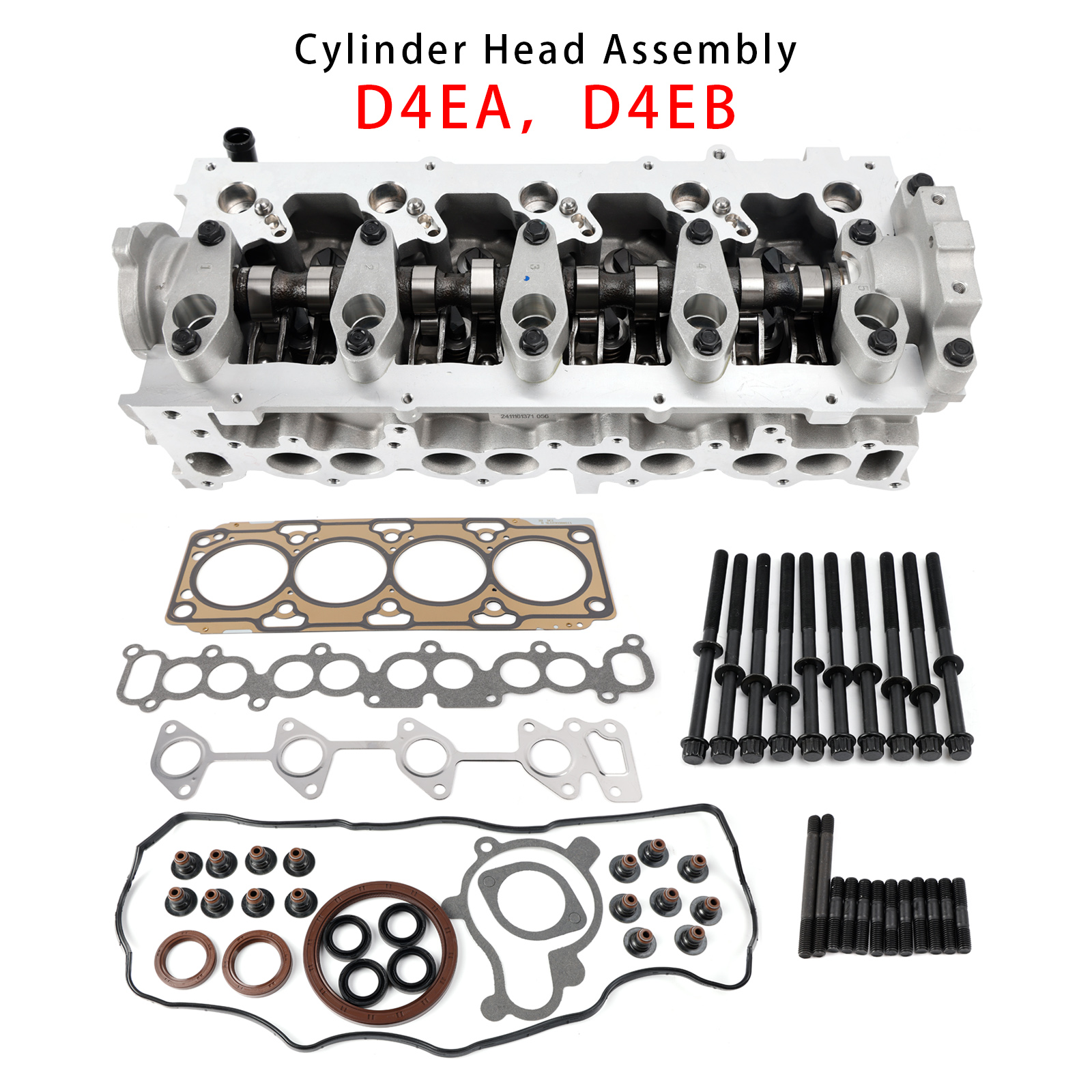 Hyundai Elanta Lantra Santa Fe Tuscon 2.0CRDi Cylinder Head Assembly With Gasket Kit D4EA D4EB Generic