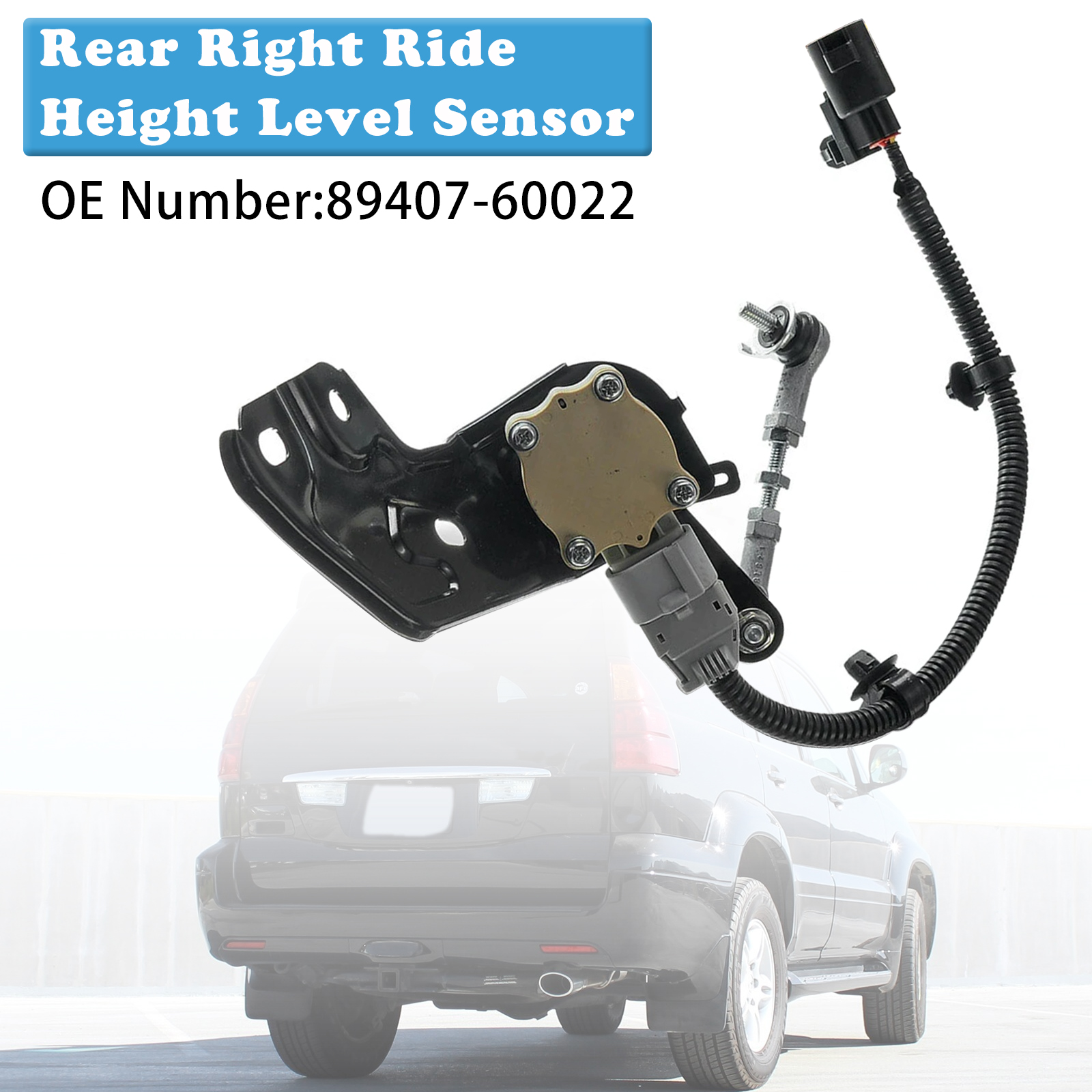 2003-2009 Lexus GX470 Sport Utility V8 4.7L Petrol Ride Height Level Sensor Rear Right 89407-60022 Generic