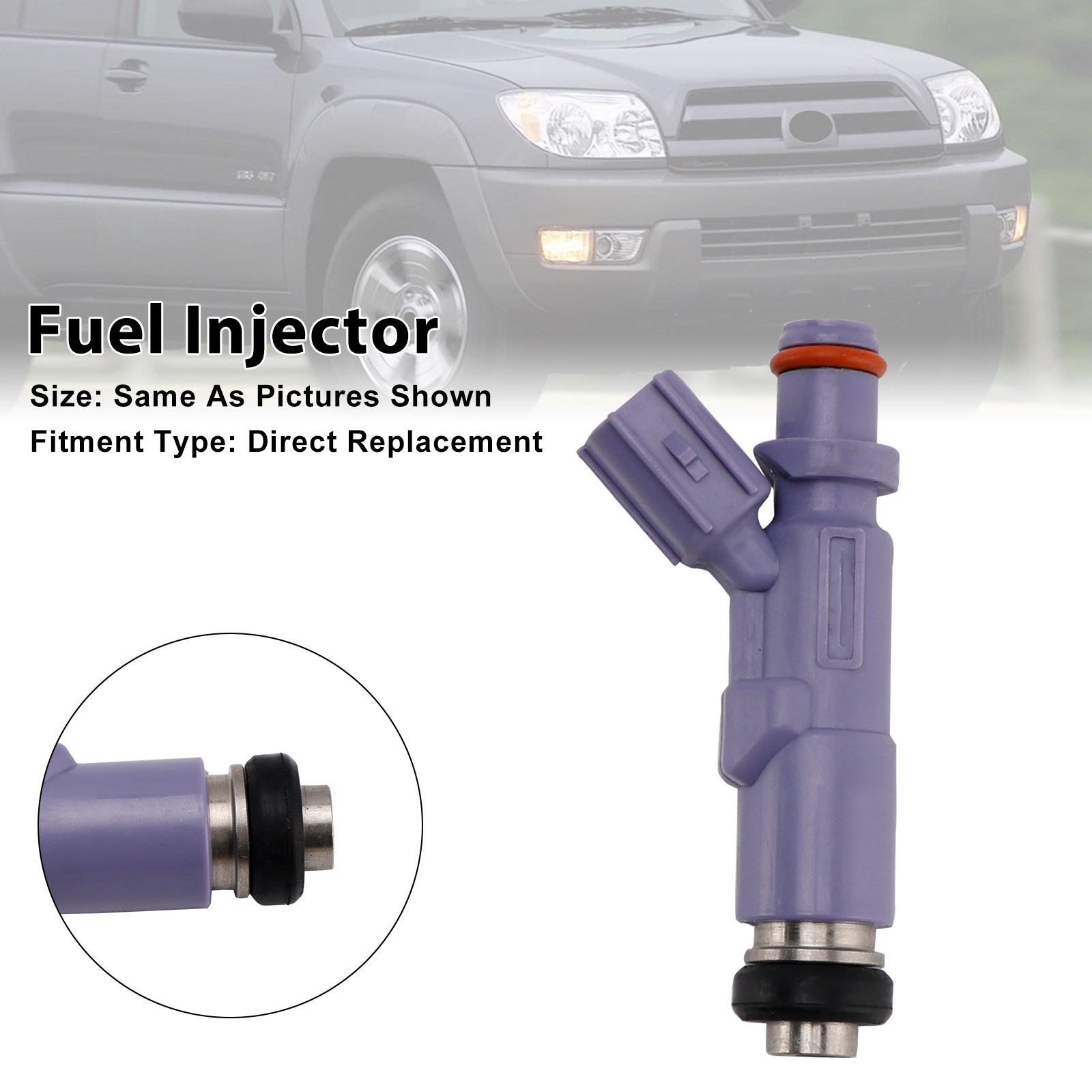 2005-2009 Toyota 4Runner Toundra 1Pcs Fuel Injector 23250-70120 Generic