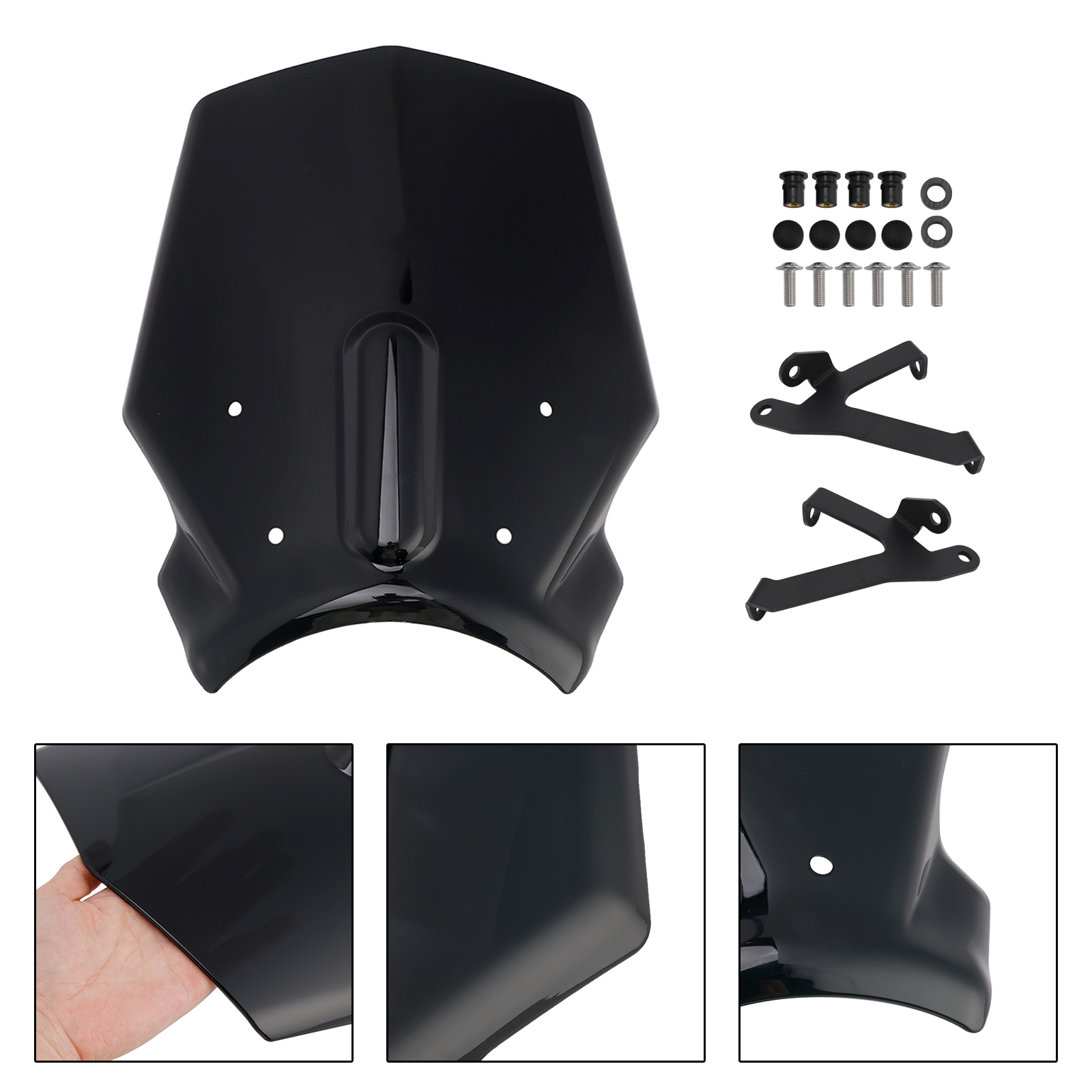 2024-2025 HONDA CB650R Windshield Black Generic