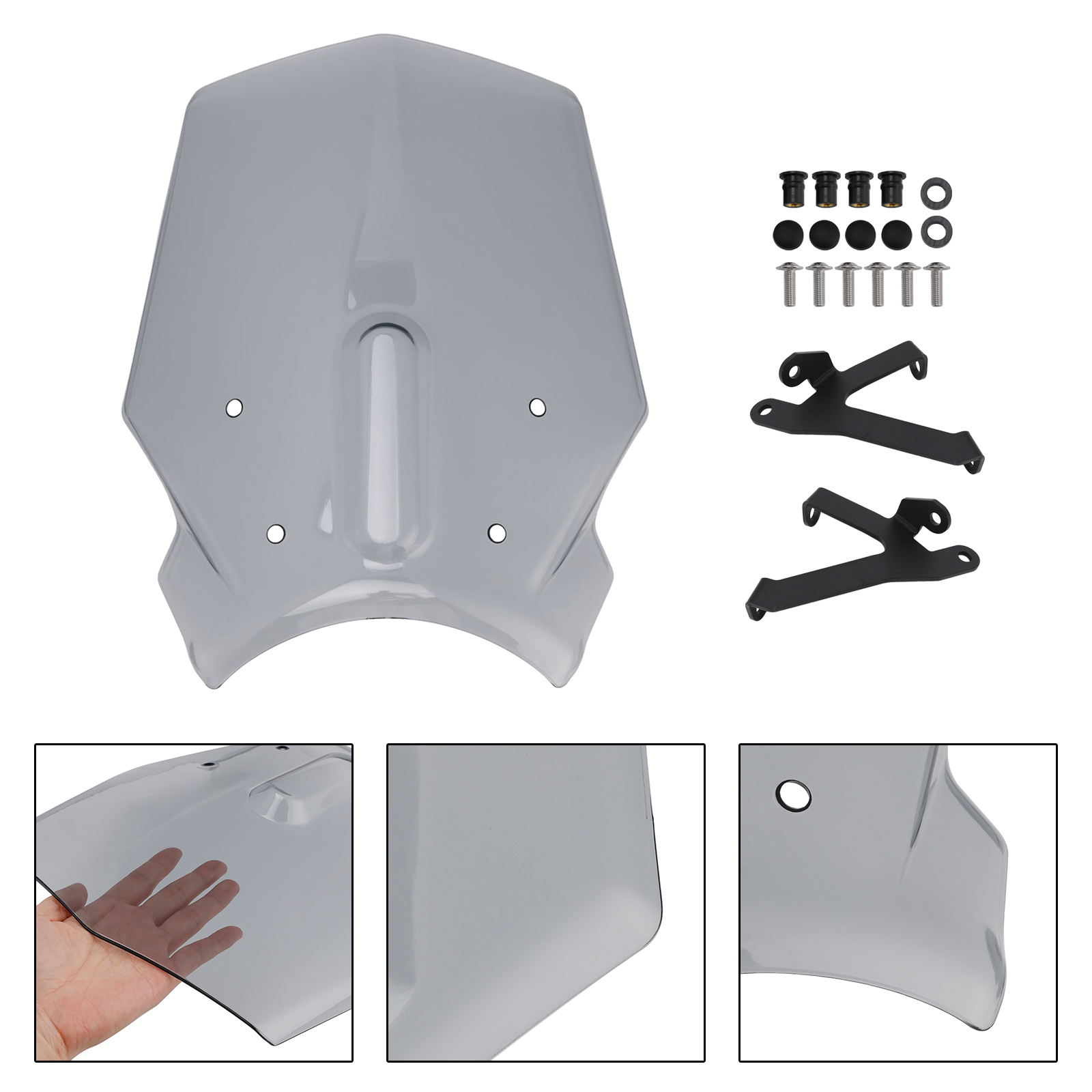 2024-2025 HONDA CB650R Windshield Gray Generic