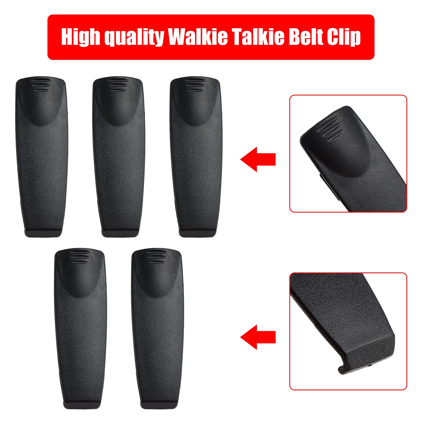 5PCS Radio SL1M Belt Clip For Sepura STP8000 STP8038 STP8035 STP8040 Back Clip