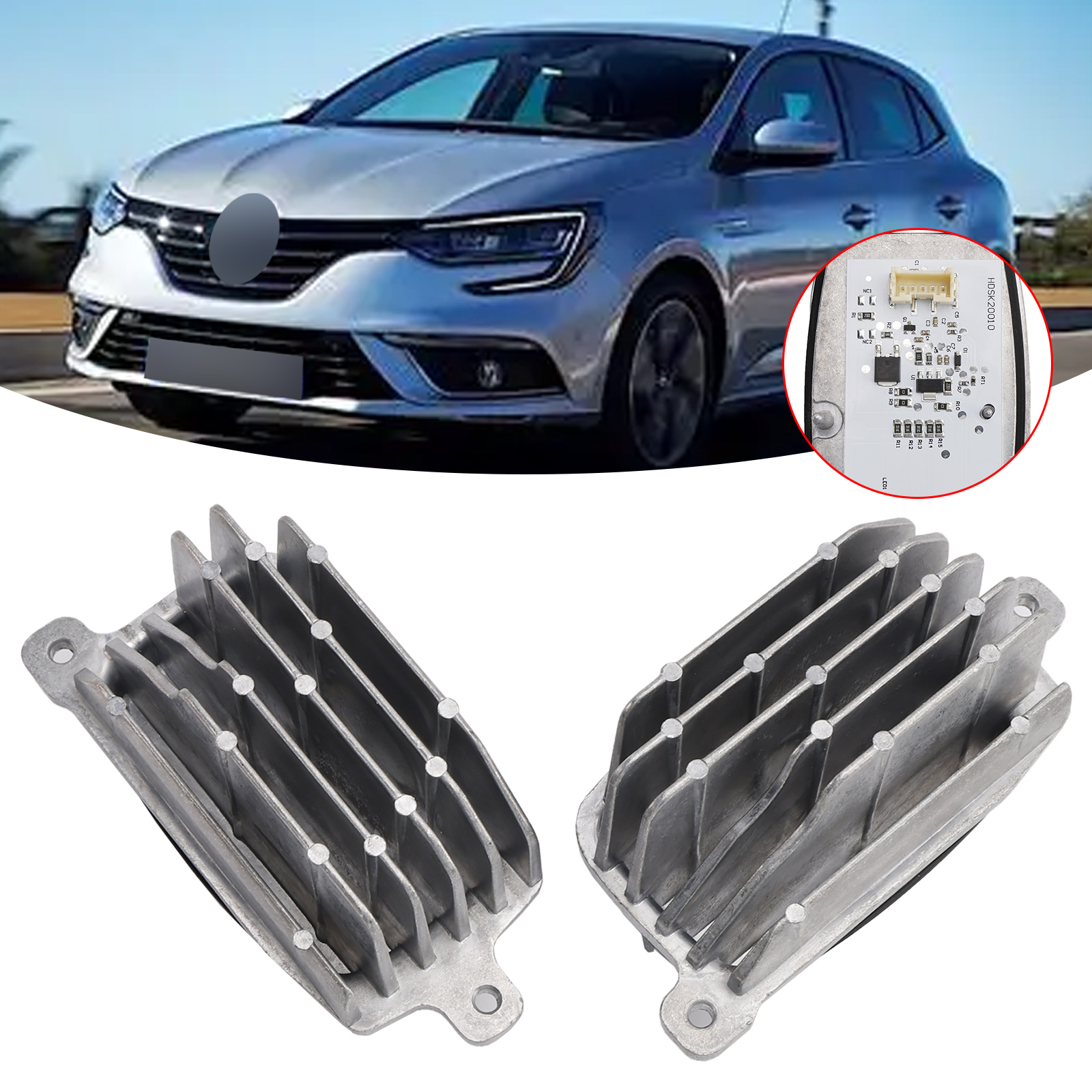 2015 RENAULT MEGANE IV Left & Right Headlight DRL Control Module 285753299R Generic