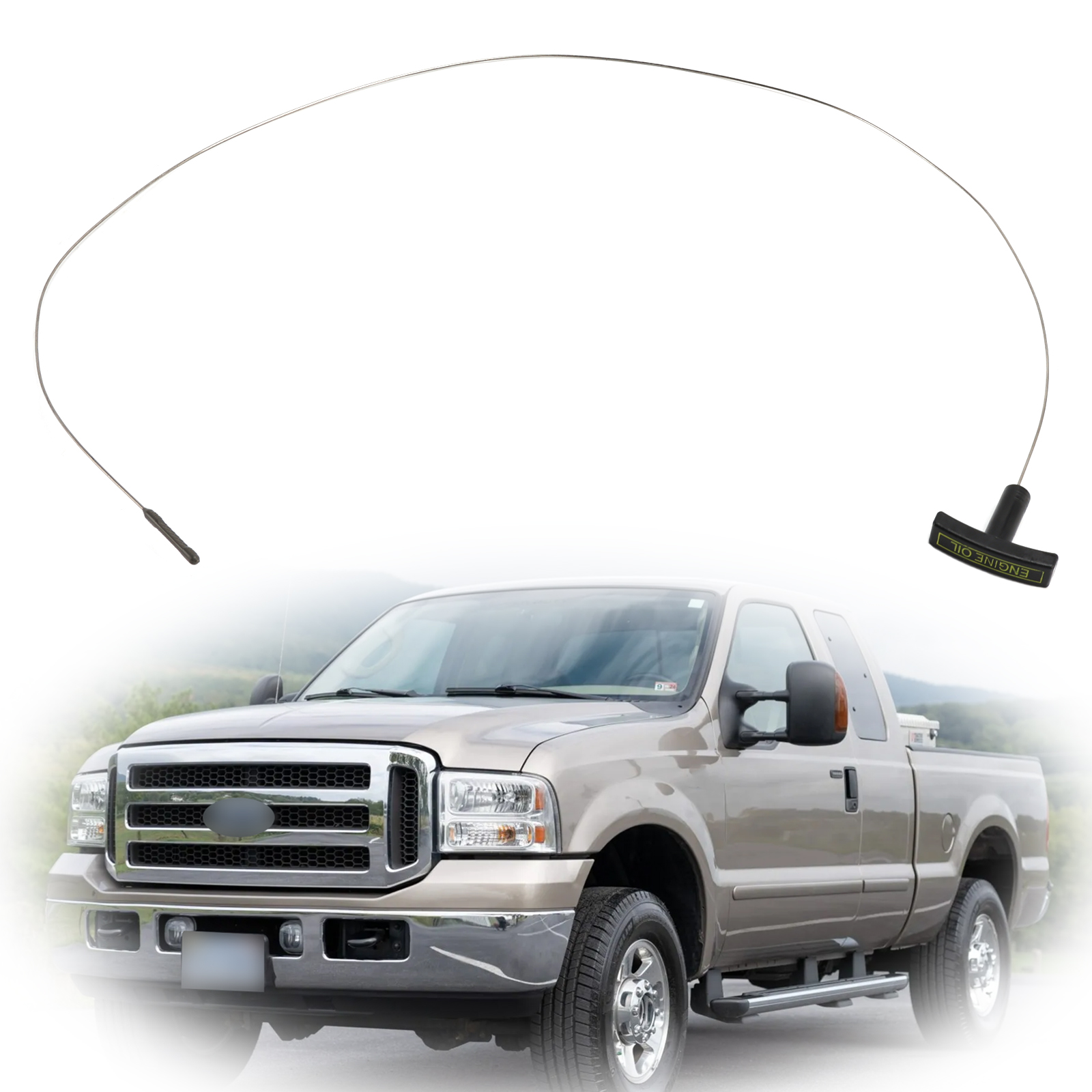 2003-2005 Ford F-250 F-350 F-450 F-550 Super Duty Engine Oil Dipstick Dip Stick 3C3Z6750AA Generic
