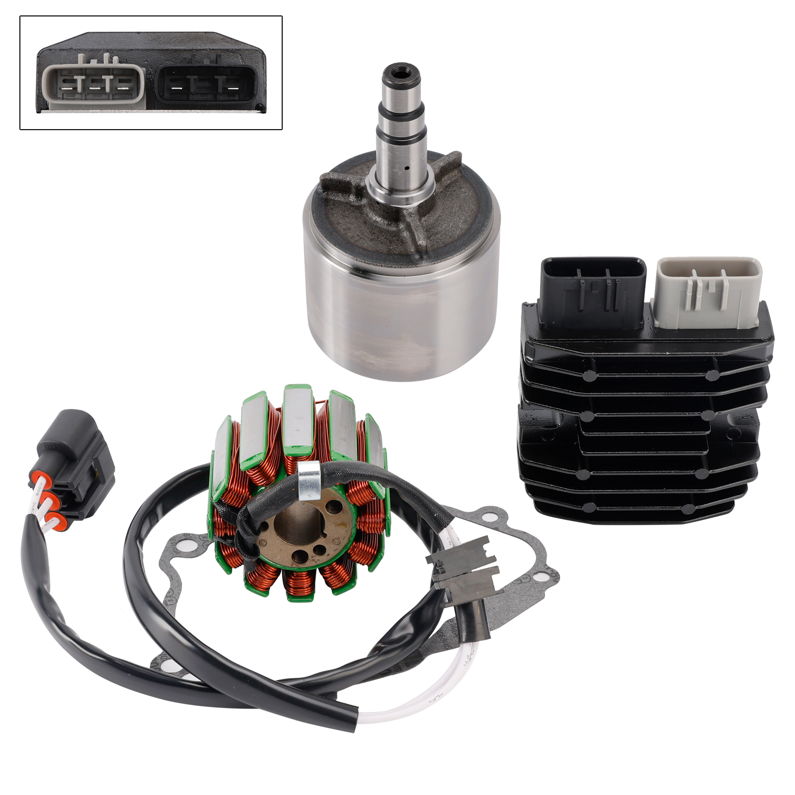 2004-2015 Yamaha YZF FZ1 FZ8 Generator Stator Rotor Flywheel Regulator And Gasket Kit Generic