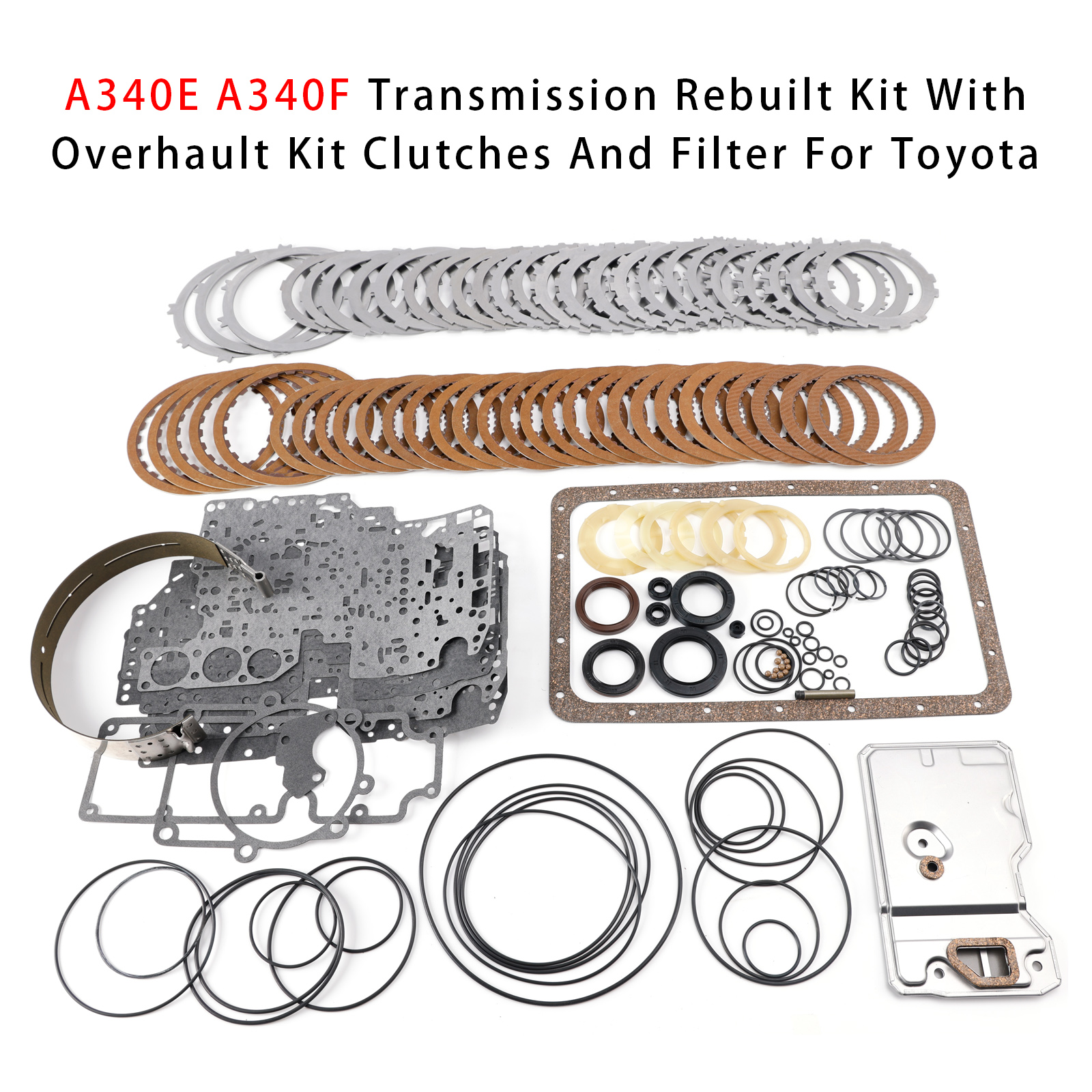 Toyota Transmission Rebuilt Kit With Overhault Kit Clutches A340E A340F Generic