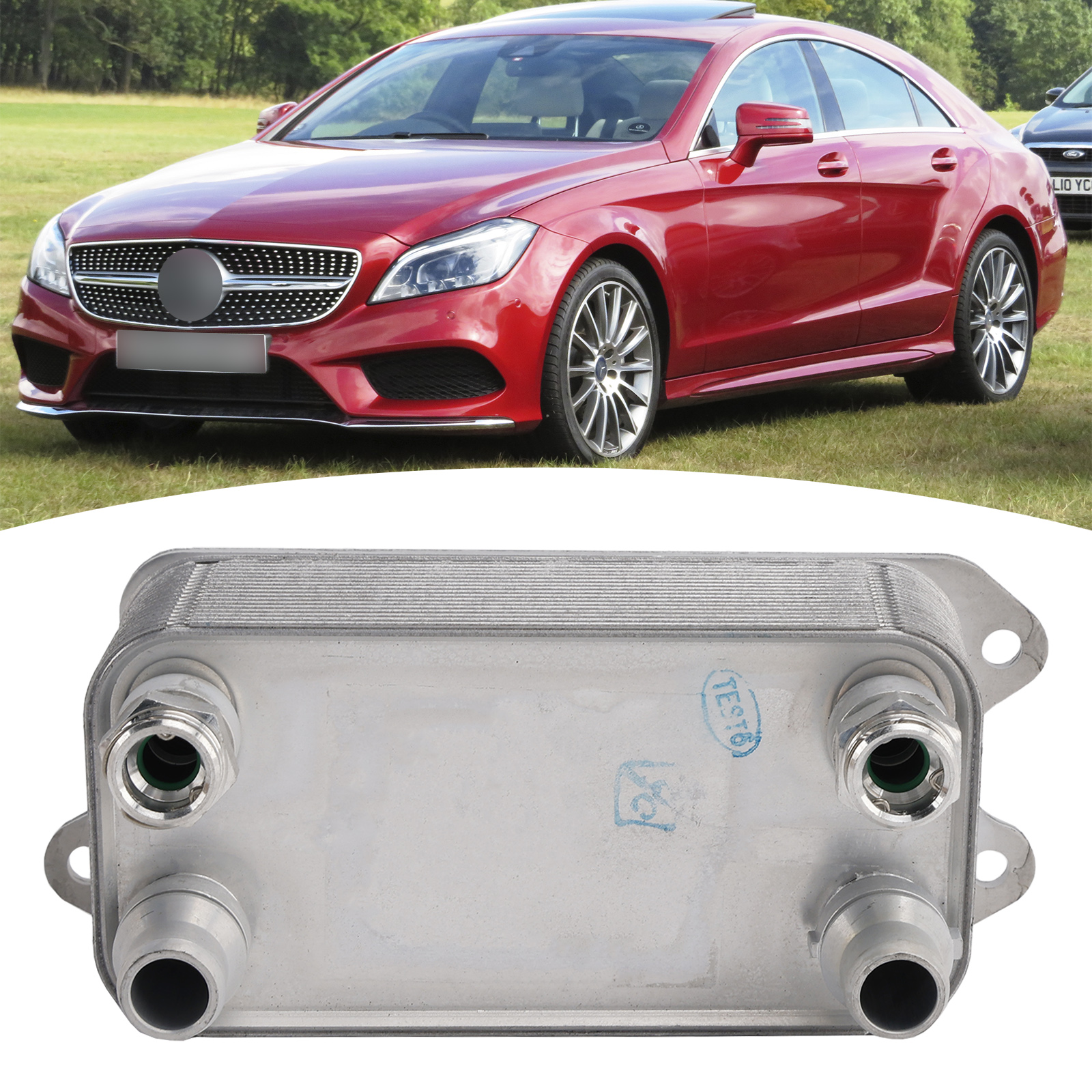 2013-2018 Mercedes Benz C CLS GLC GLK SLK SLC V Engine Oil Cooler 0995002300 Generic