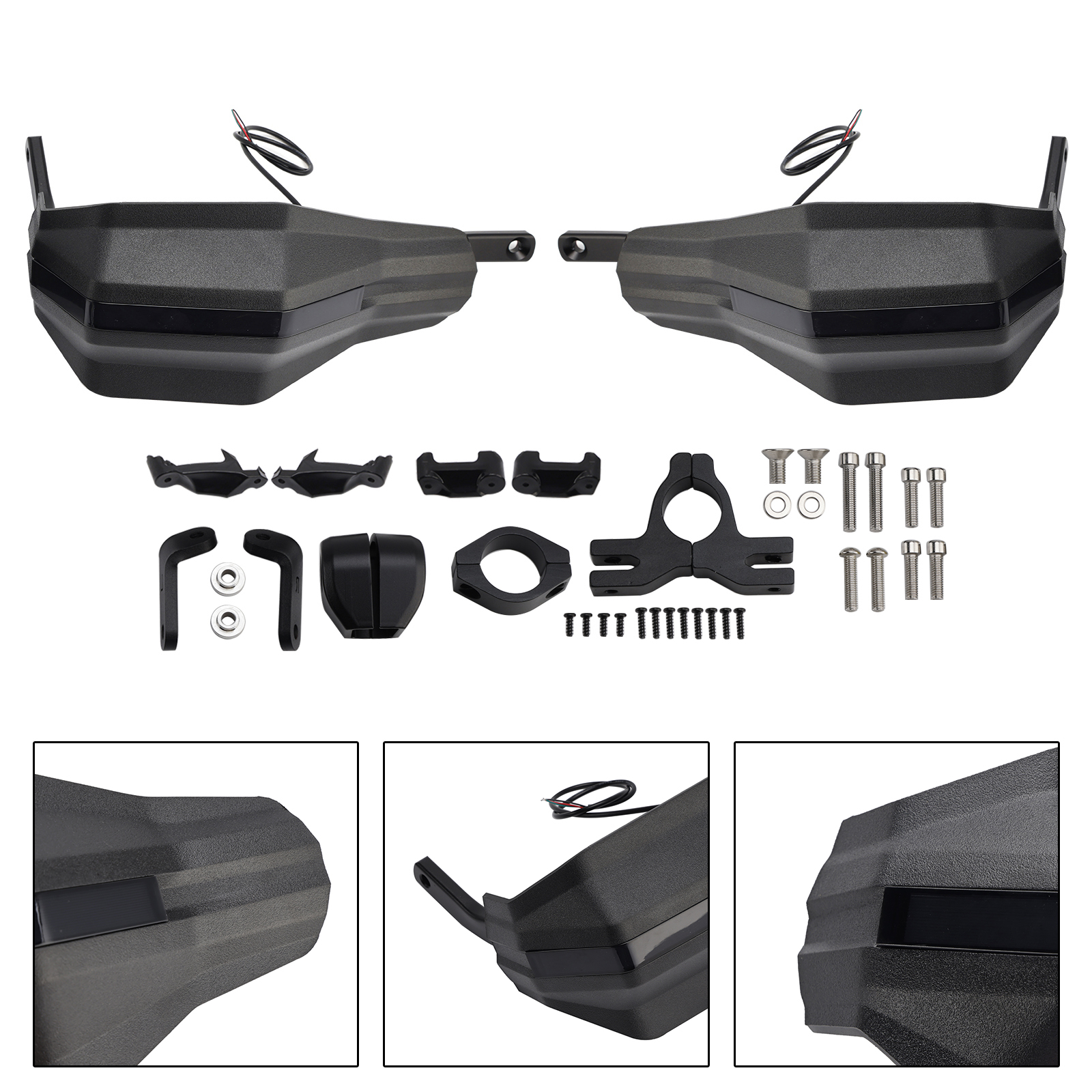 2024-2025 SCRAMBLER 400 X Motorcycle Protector Hand Guards Black Generic
