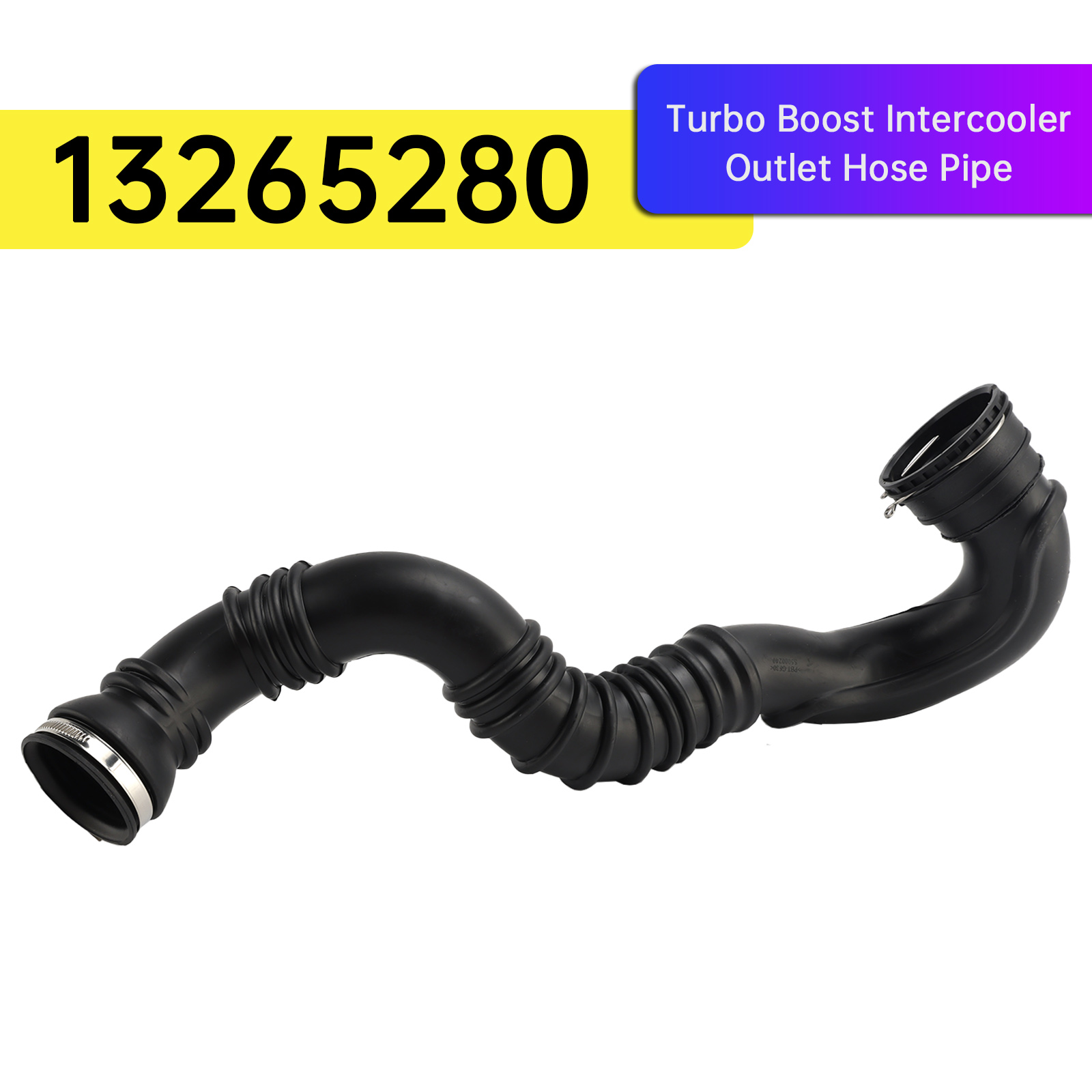 2009-2015 Opel Astra J Turbo Boost Intercooler Outlet Hose Pipe 13265280 Generic