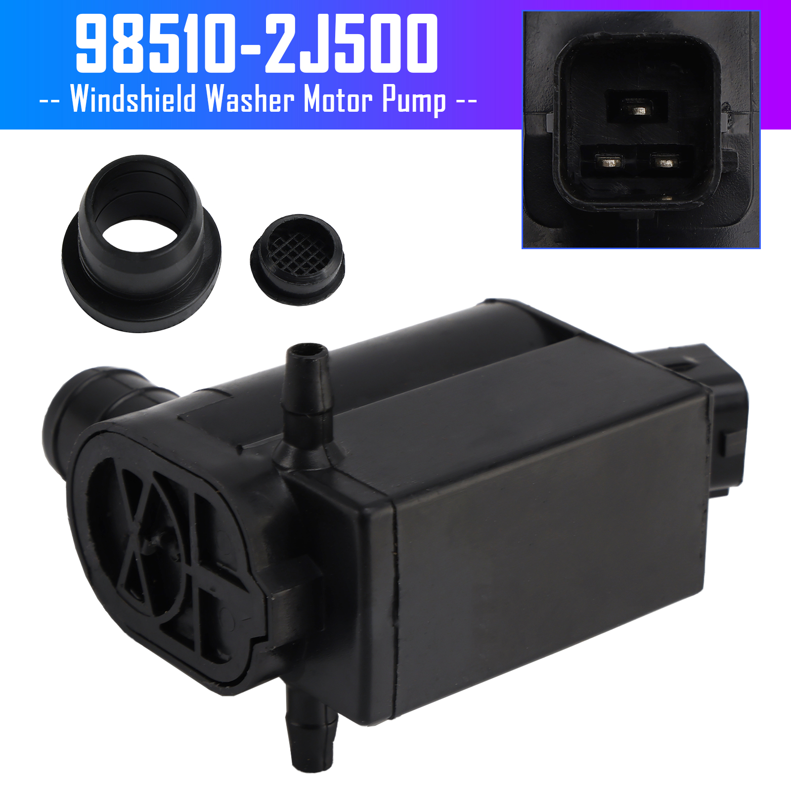2006-2023 Kia Windshield Washer Motor Pump 98510-2J500 Generic