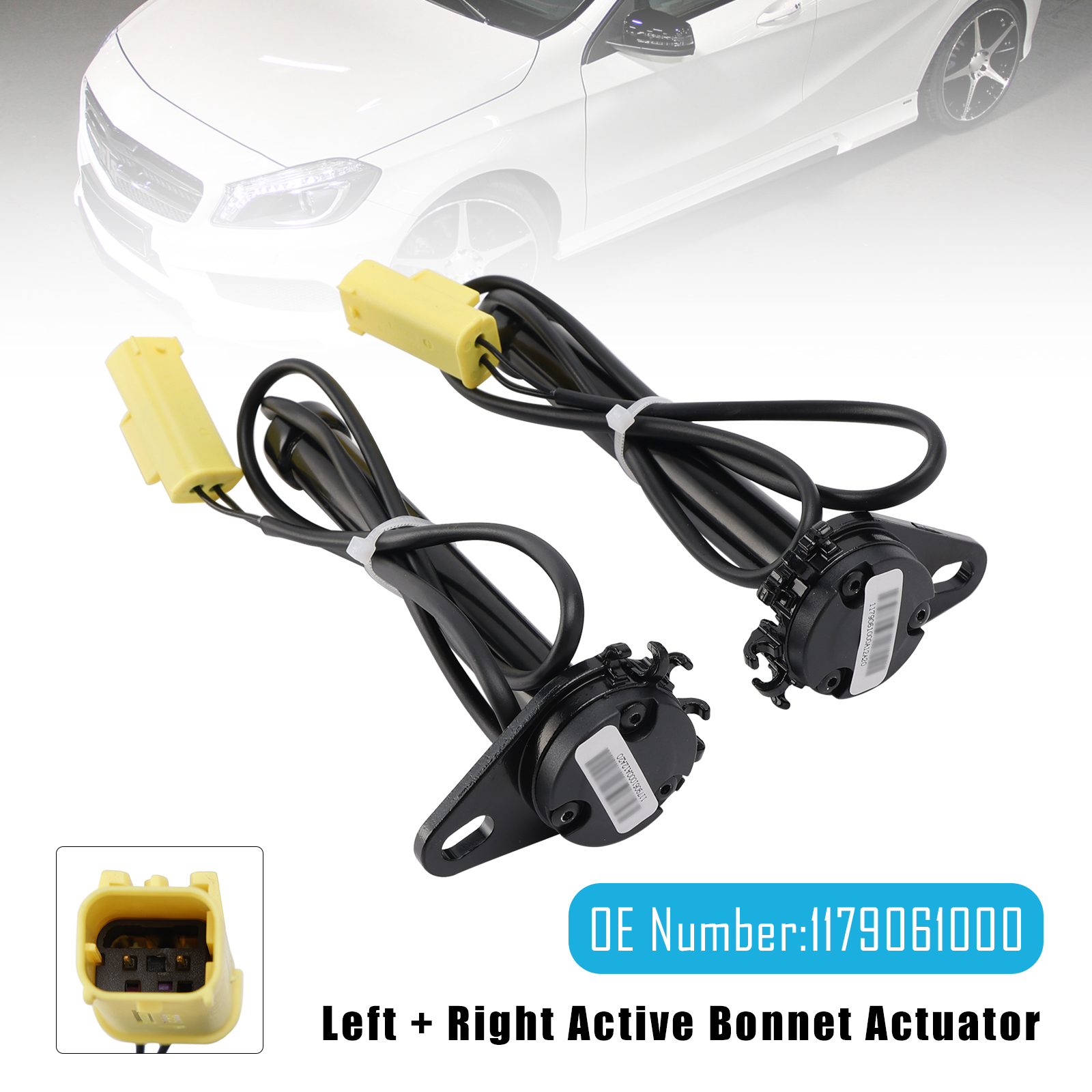 2013-2018 Mercedes A Class W176 Left+Right Side Active Bonnet Actuator 1179061000 Generic