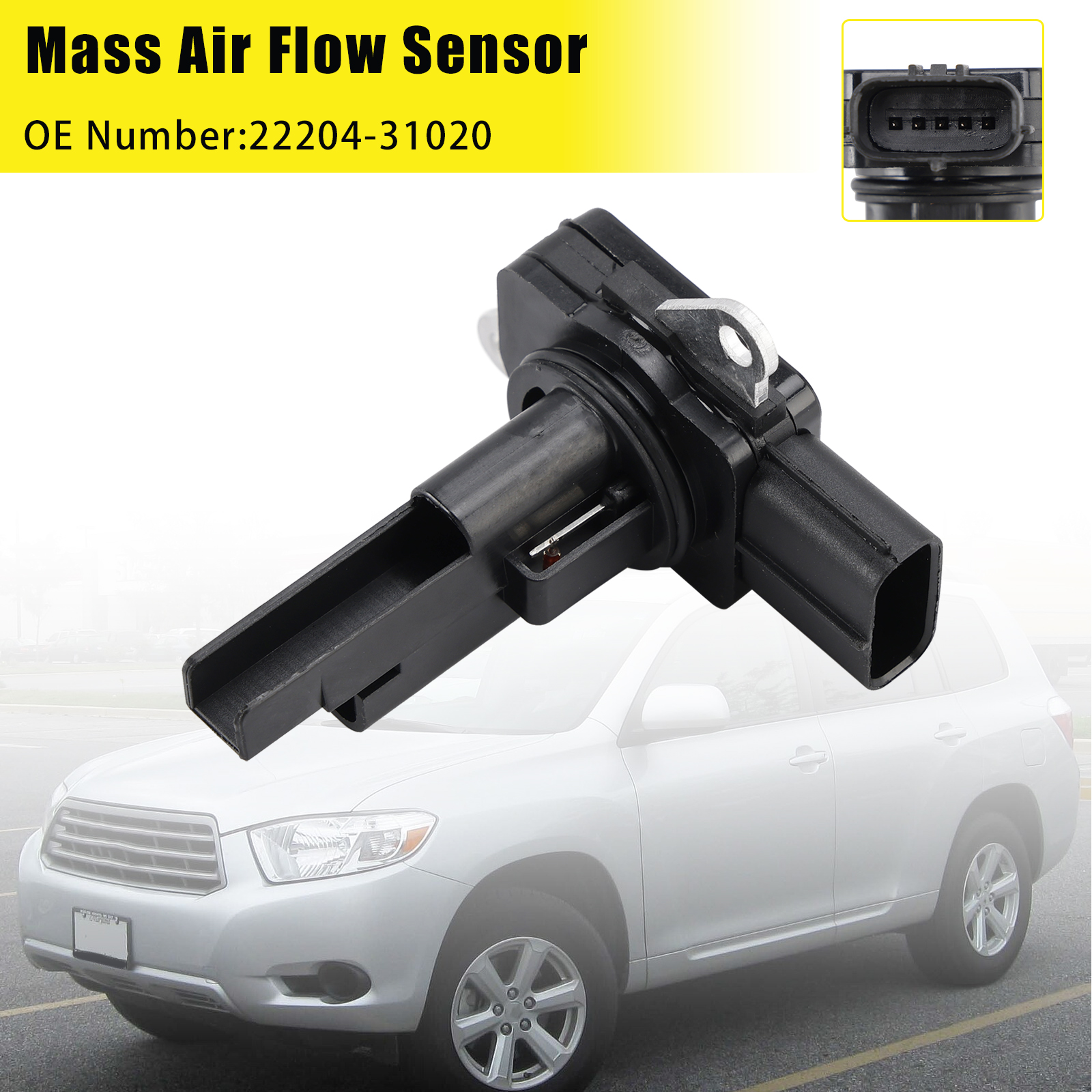 2007-2014 Toyota Highlander RAV4 Camry Corolla Sienna Mass Air Flow Sensor 22204-31020