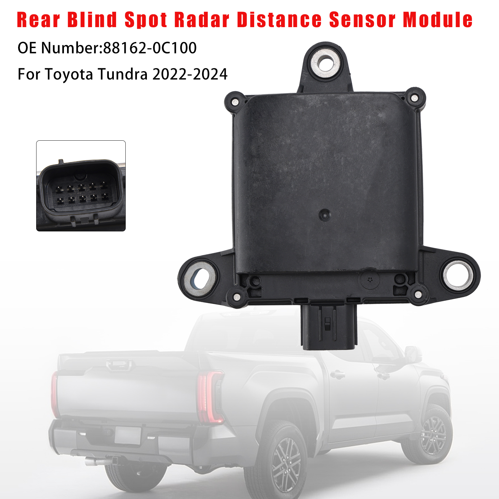 2022-2024 Toyota Tundra Rear Blind Spot Radar Distance Sensor Module 88162-0C100 Generic