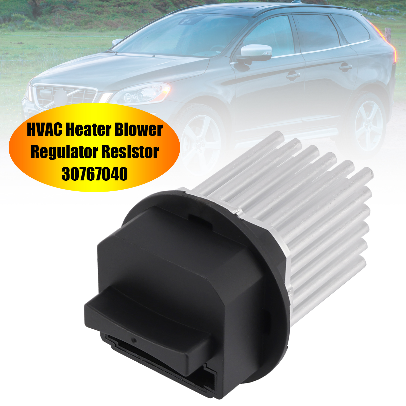 2008-2018 Volvo XC60 S60 V70 S80 XC70 HVAC Heater Blower Regulator Resistor 30767040 Generic