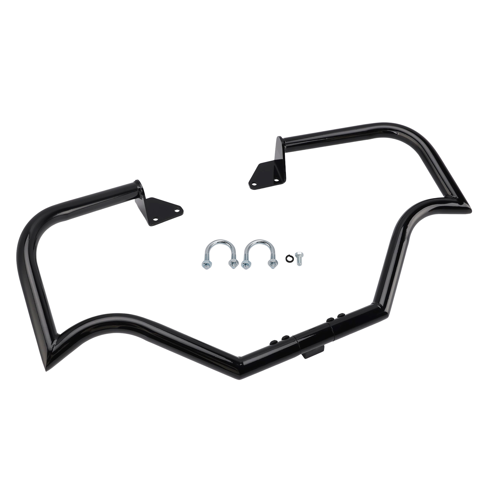 2006-2017 Super Glide FXD Engine Guard Crash Bar Frame Protector Bumper Black Generic