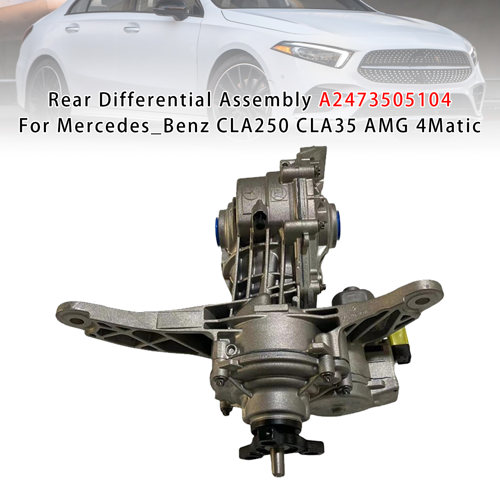 2019-2021 Mercedes Benz A220 A35 AMG Rear Differential Assembly A2473505104 Generic