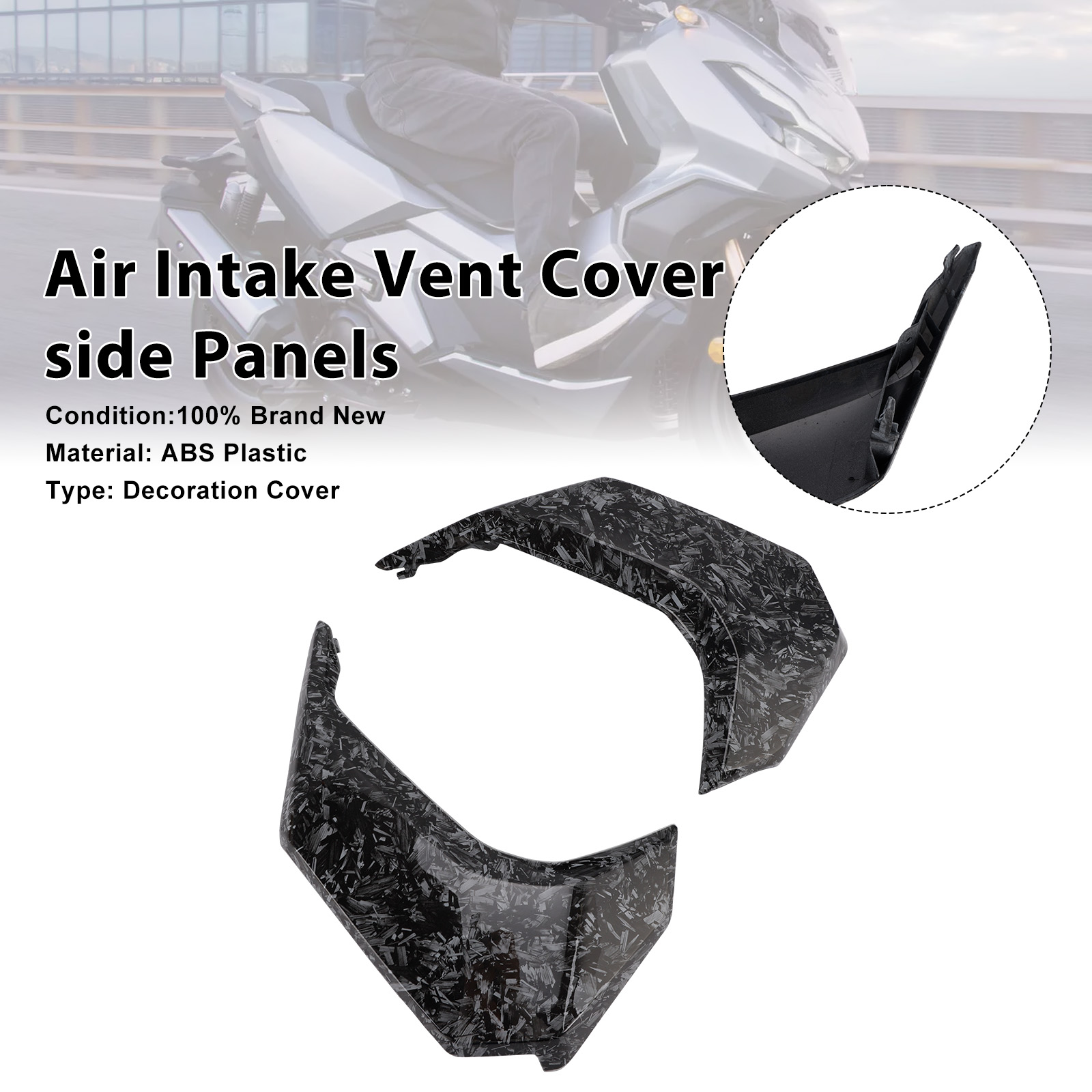 2022-2025 Honda ADV350 Air Intake Vent Cover side Panels Forge Generic