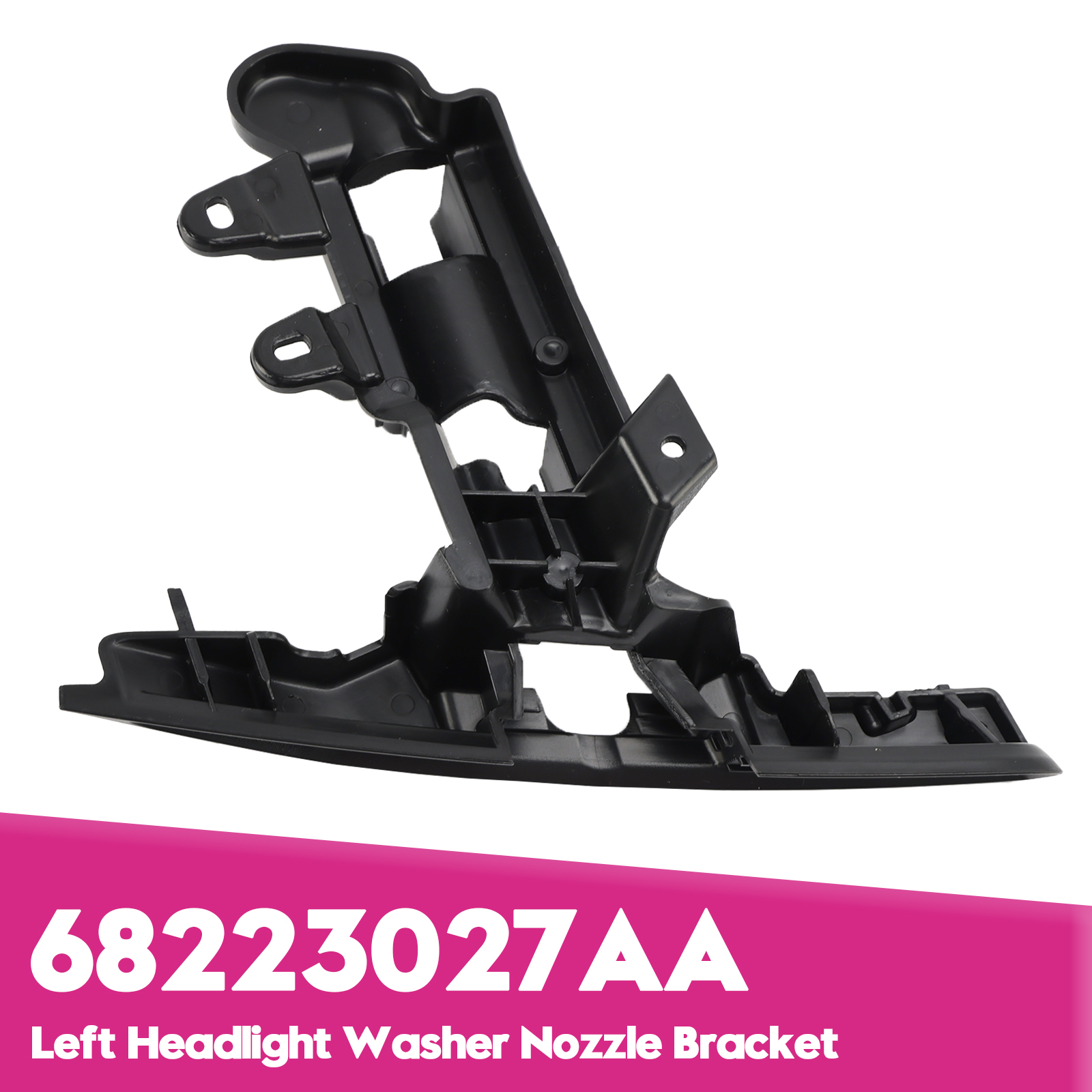 2014-2017 Jeep Grand Cherokee Left Headlight Washer Nozzle Bracket 68223027AA Generic