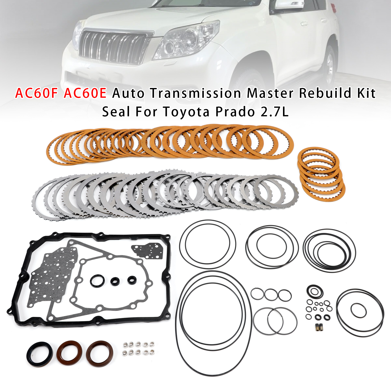 Toyota Prado 2.7L Auto Transmission Master Rebuild Kit Seal AC60F AC60E Generic