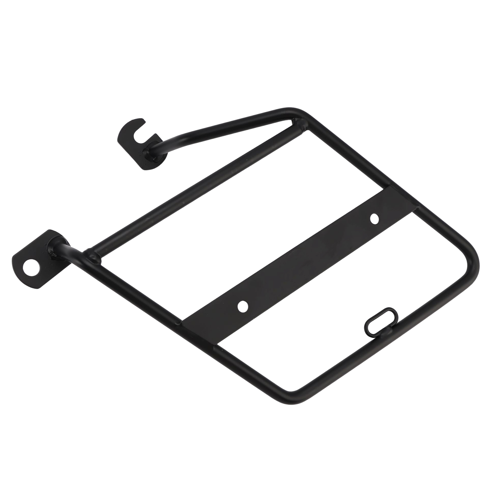 1999-2025 KAWASAKI W800 W650 W400 Left Luggage Rack Side Saddle Bag Mount Bracket Black Generic