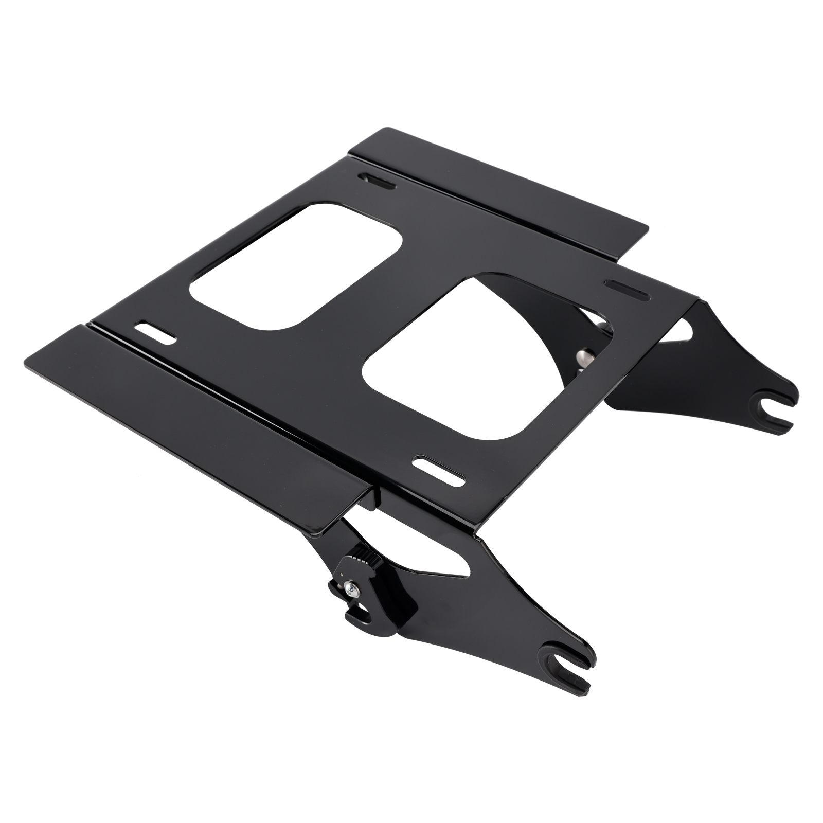 2009-2025 Touring FLHR, FLHRC, FLHRSE Detachable Two Up Tour Pack Mounting Rack Black Generic