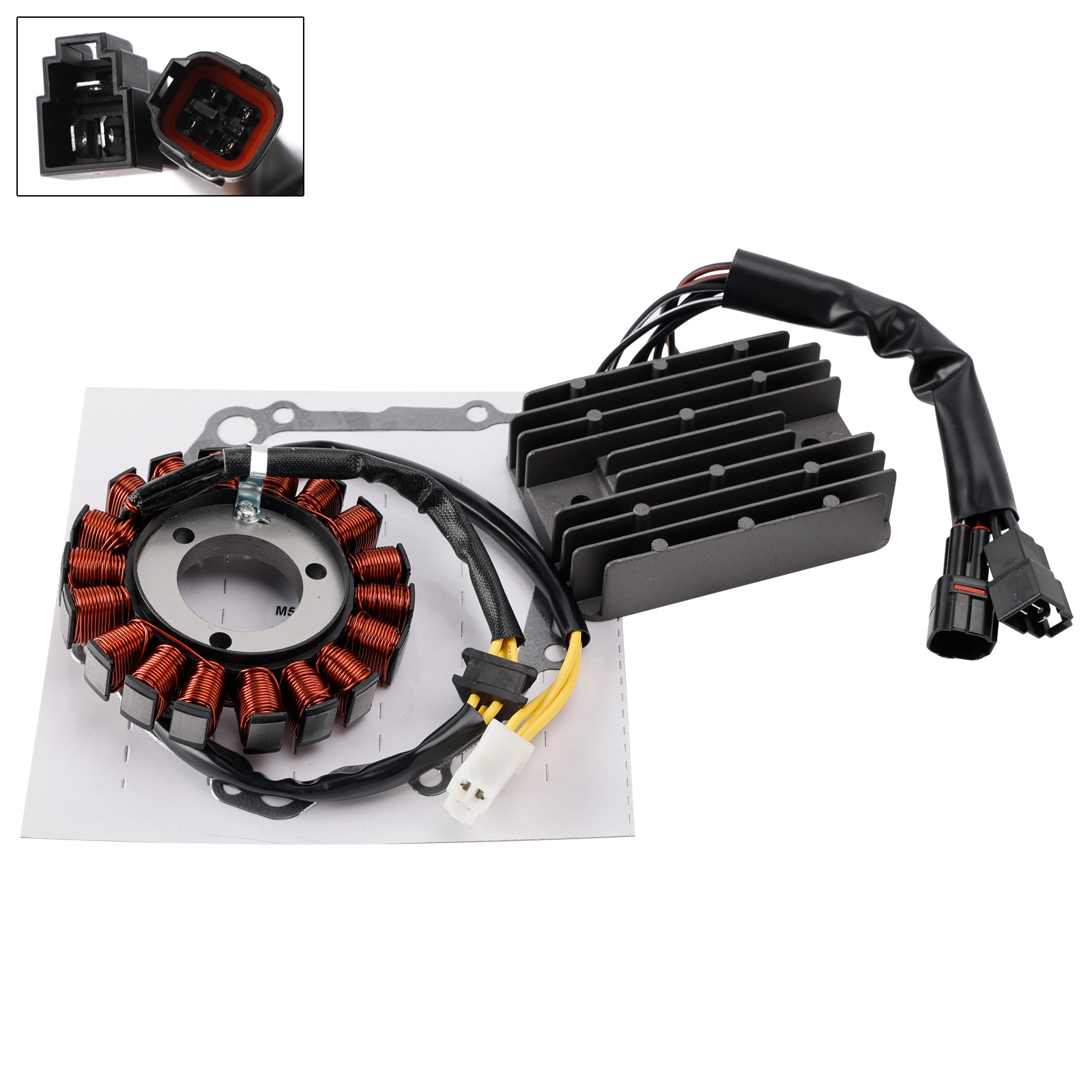 2008-2019 Suzuki GSX-R600 GSXR600 GSX-R750 GSXR750 Generator Stator Regulator And Gasket Kit Generic