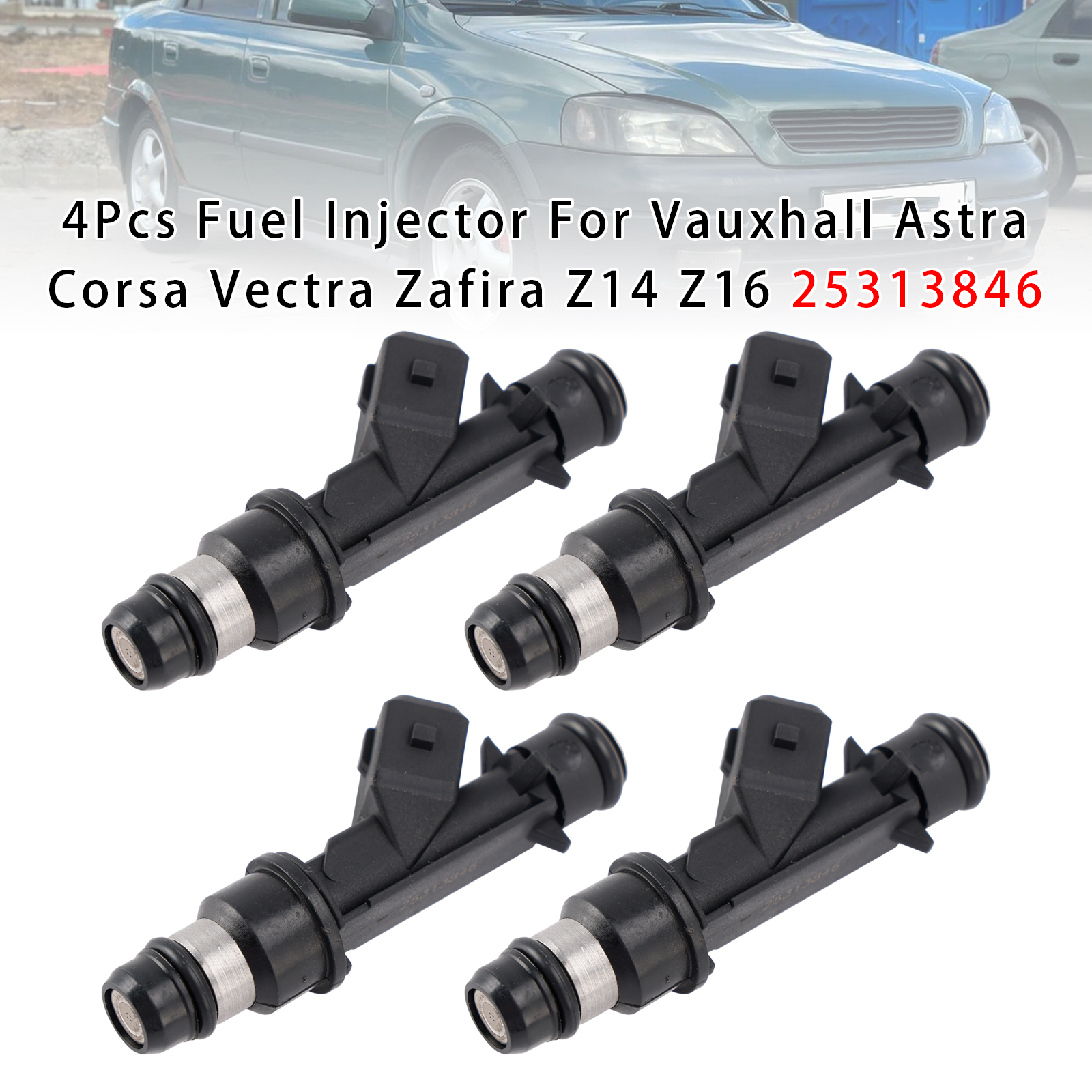 2003-2006 Opel Meriva 4Pcs Fuel Injector 25313846 Generic