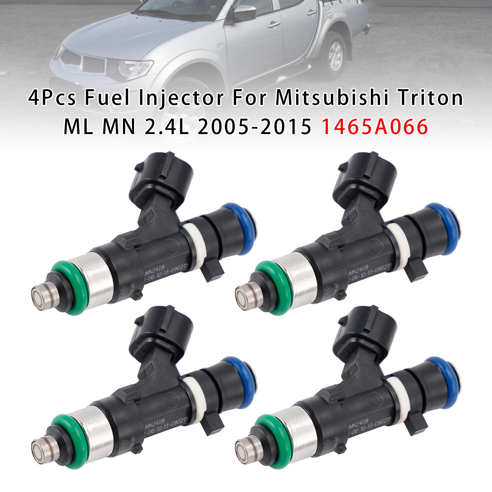 2005-2015 Mitsubishi Triton Ute 2.4 4Pcs Fuel Injector 1465A066 Generic