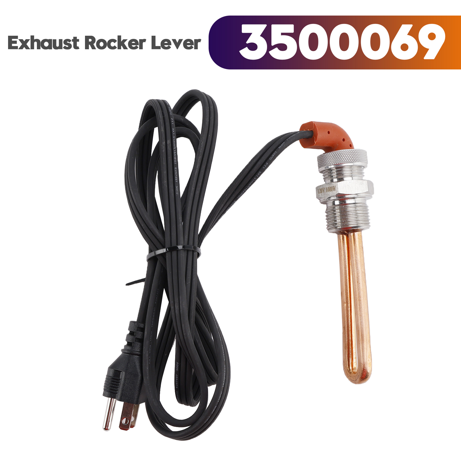 John Dee-re 4045 PowerTech Plus iT4 Engine Block Heater 3500069 Generic