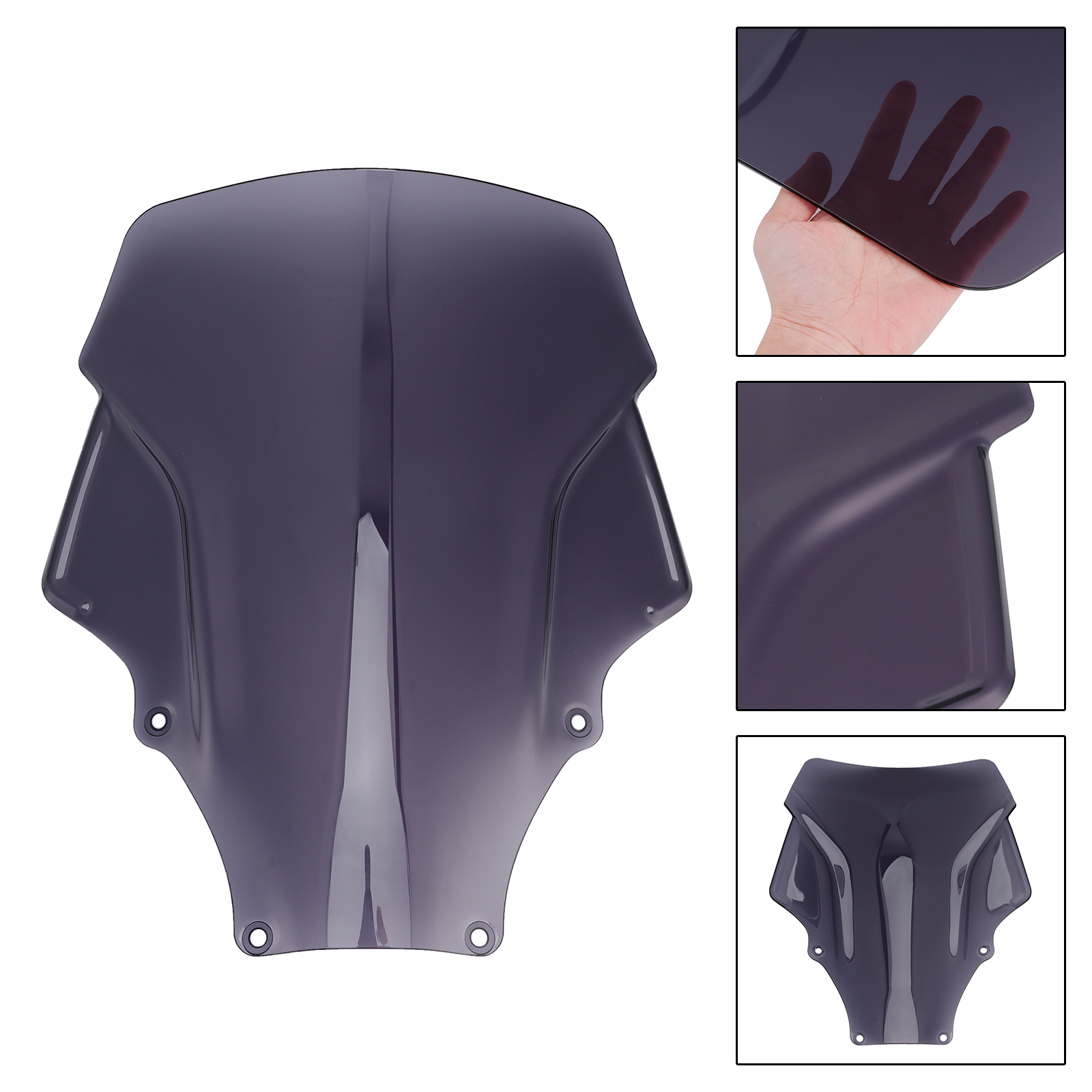 2021-2023 HONDA Fozra 350 NSS350 Windshield WindScreen Gray Generic