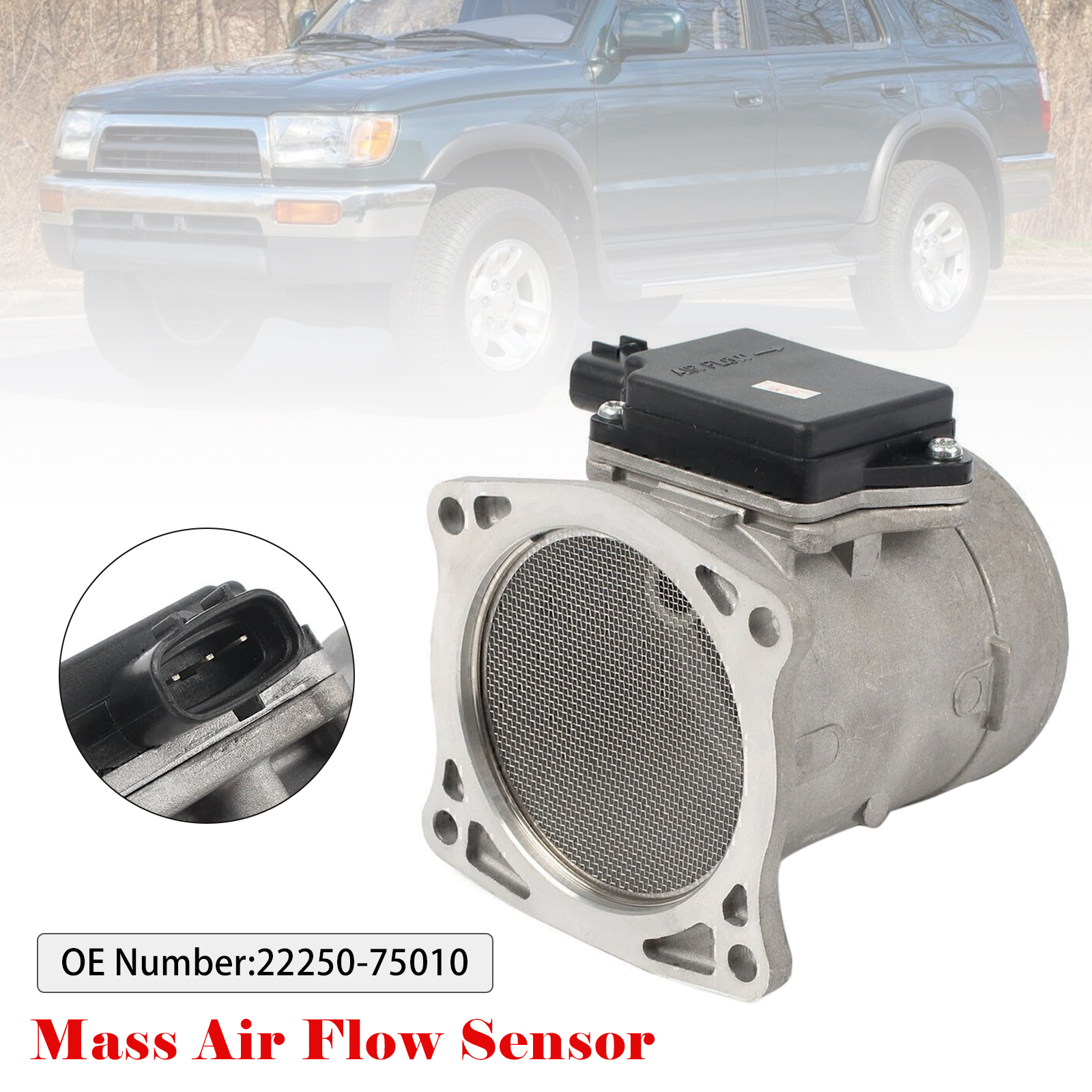 1994-1997 Toyota T100 2.7L Mass Air Flow Sensor Assembly 22250-75010 Generic