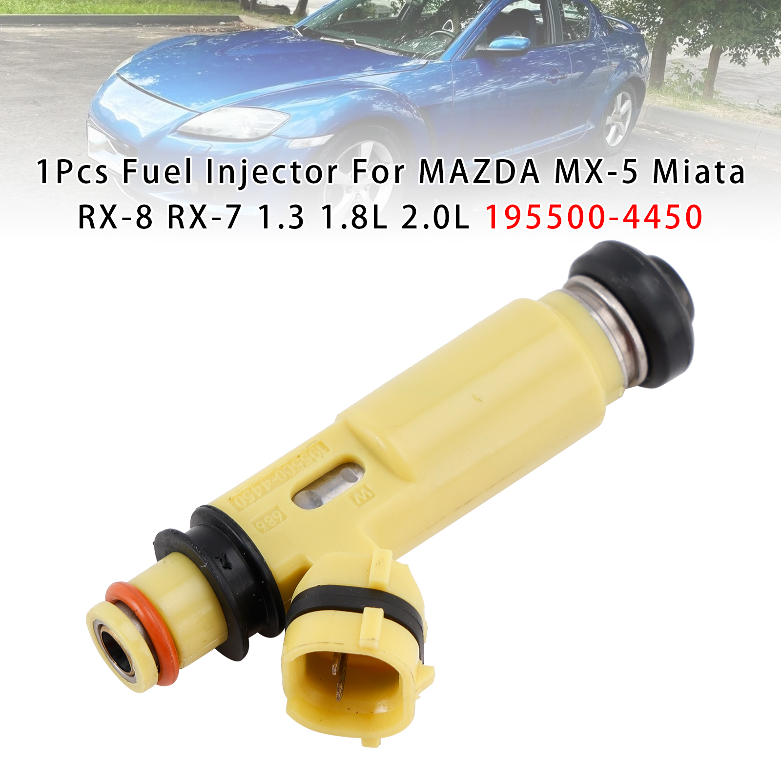 2004-2009 Mazda RX-8 1.3L 1Pcs Fuel Injector 195500-4450 Generic