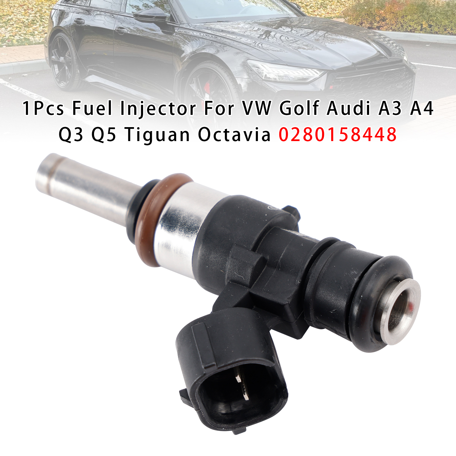 VW 1Pcs Fuel Injector 06L906031A, 06L906031D